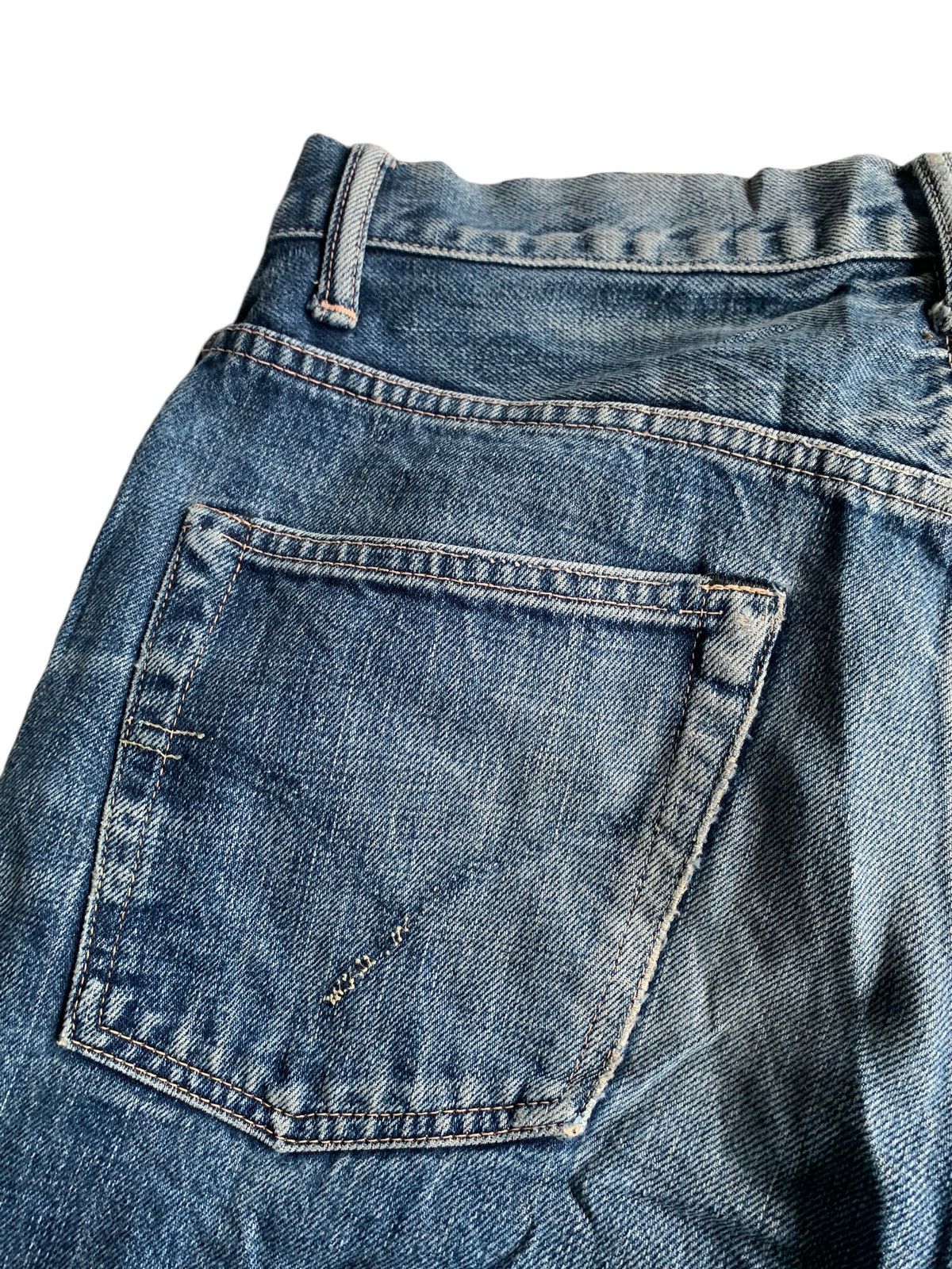 Japanese Brand × Jean Vintage Hr Market Button Fly Selvedge Distressed Denim Size US 30 / EU 46 - 15 Thumbnail