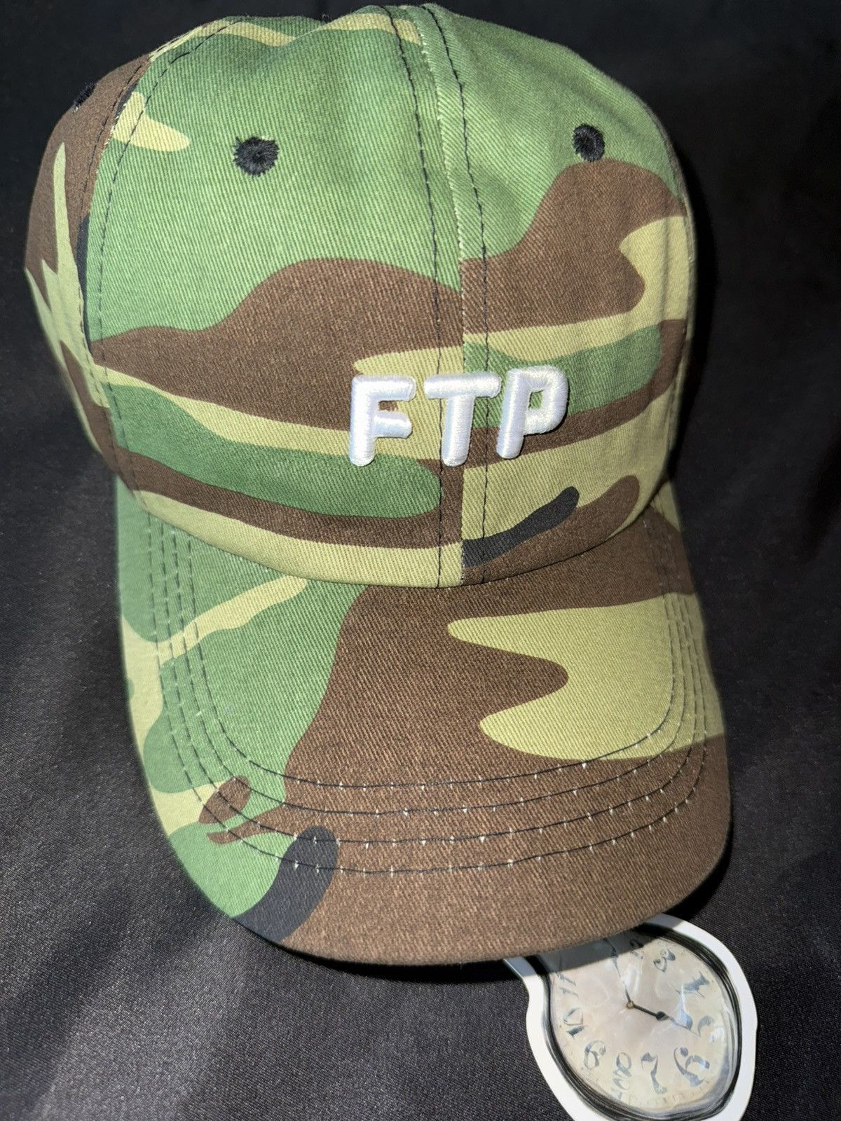 Fuck The Population FTP 6 Panel Logo Hat Camo Size ONE SIZE - 5 Thumbnail