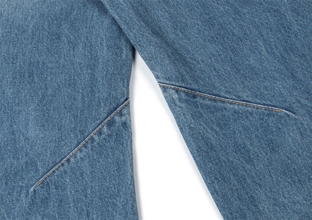 Japanese Brand × Jean Men's retro punk distressed washed scimitar jeans y2k Size US 34 / EU 50 - 5 Thumbnail