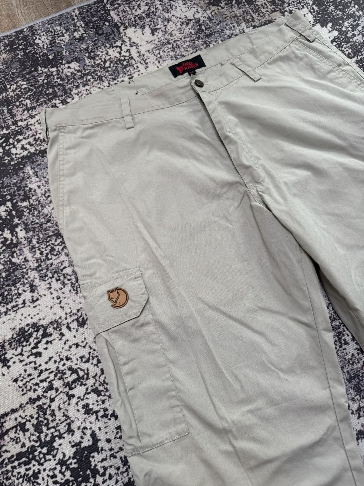 Fjallraven × Vintage Fjallraven Pants Vintage G1000 Trousers Retro Beige 50 Size US 36 / EU 52 - 4 Thumbnail