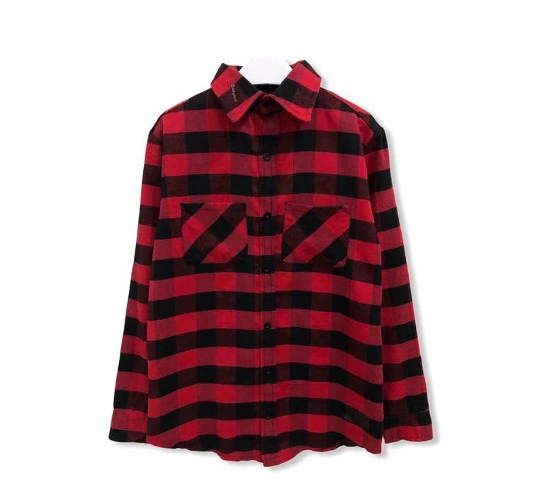 Japanese Brand Japanese Brand Celebry Tee’s Plaid Tartan Flannel Shirt 👕 Size US XS / EU 42 / 0 - 1 Thumbnail