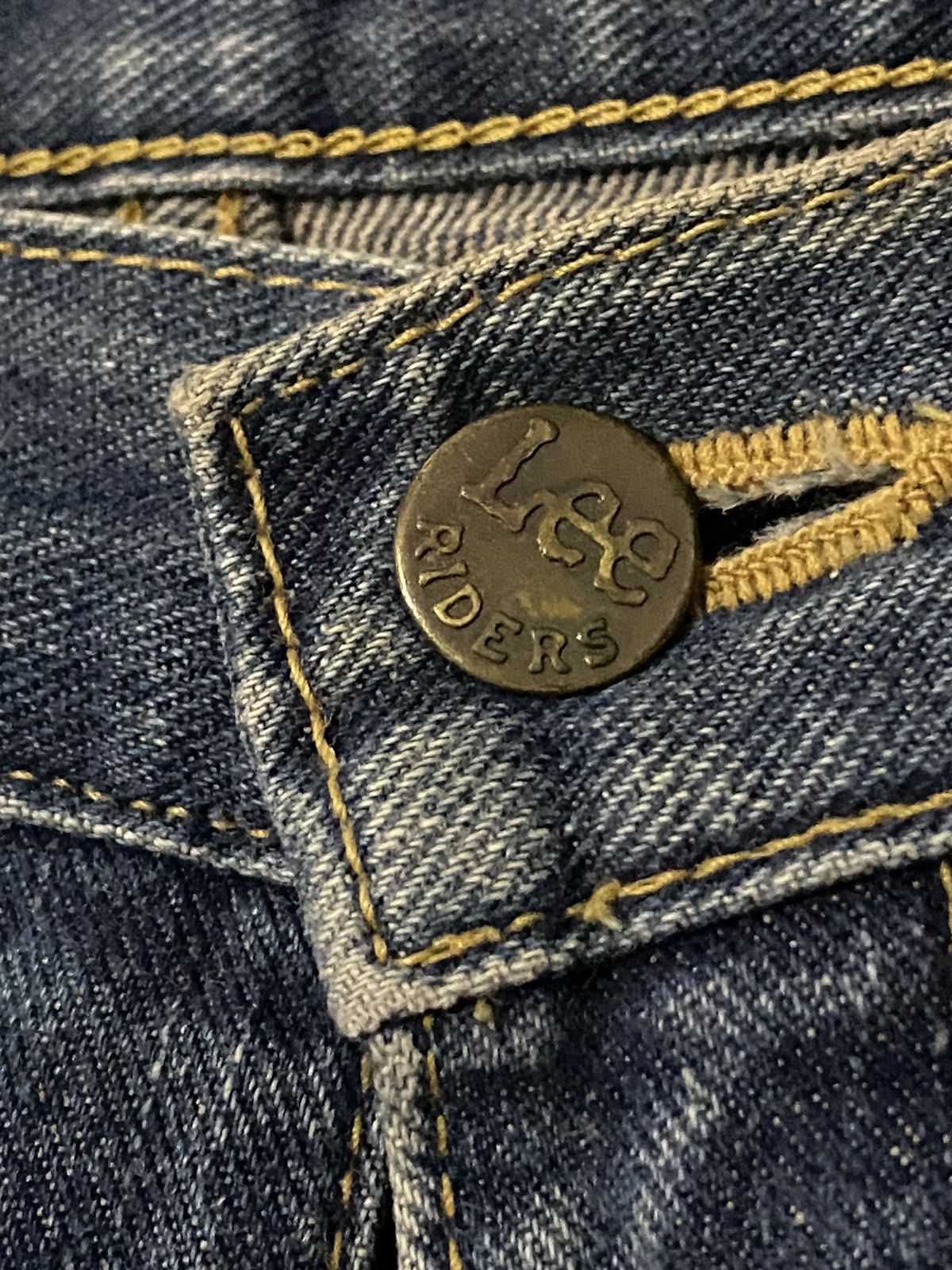 Japanese Brand × Lee × Vintage Men Jean Lee Rider 1014 Dirty Distressed Straight Loose Size US 30 / EU 46 - 14 Thumbnail