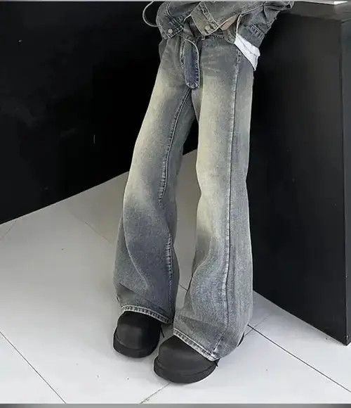 Japanese Brand Y2k 90s Flare Baggy Jeans Unisex Size US 28 / EU 44 - 3 Thumbnail