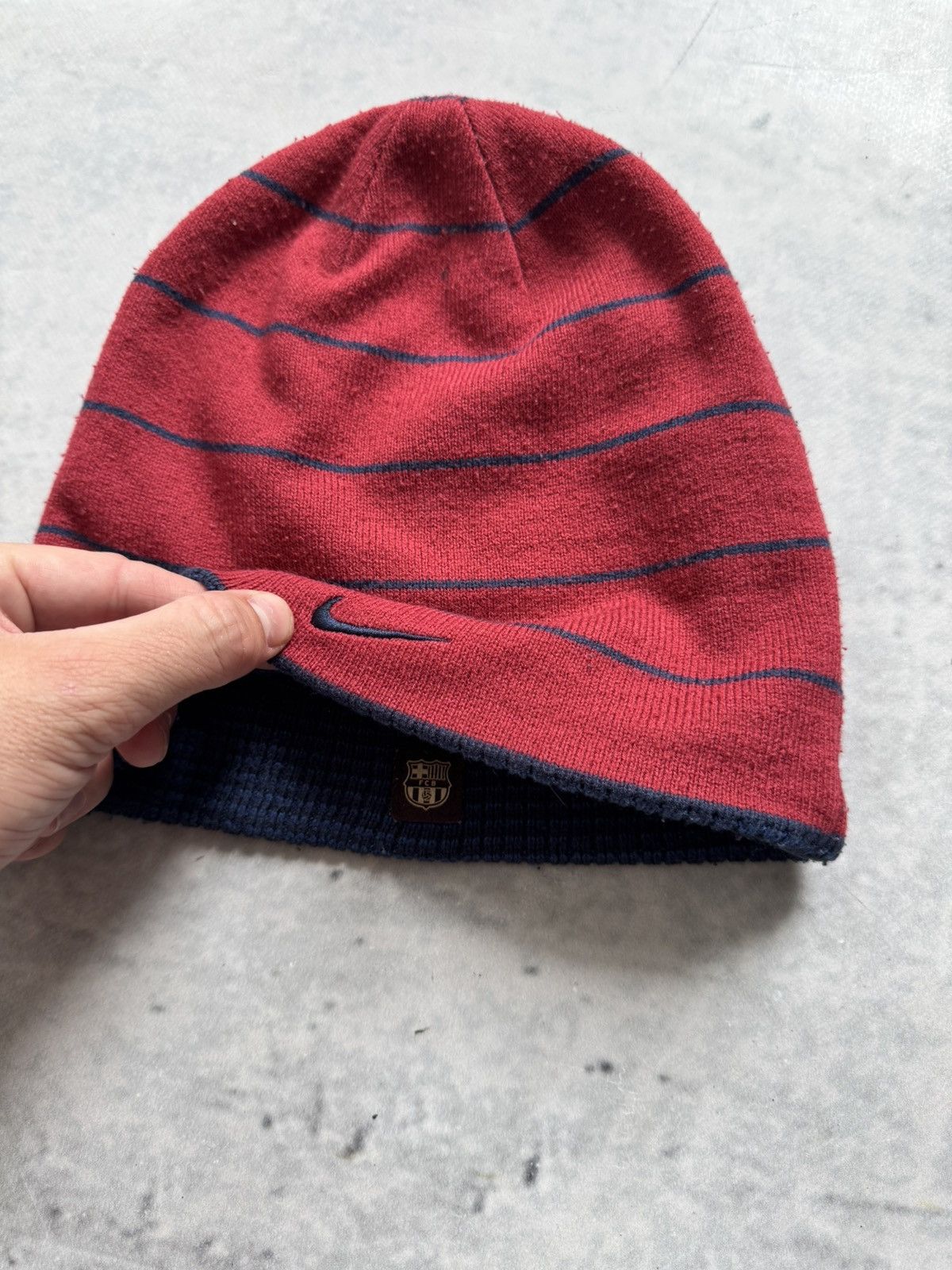 Nike Barcelona Nike two sided hat vintage Size ONE SIZE - 2 Thumbnail