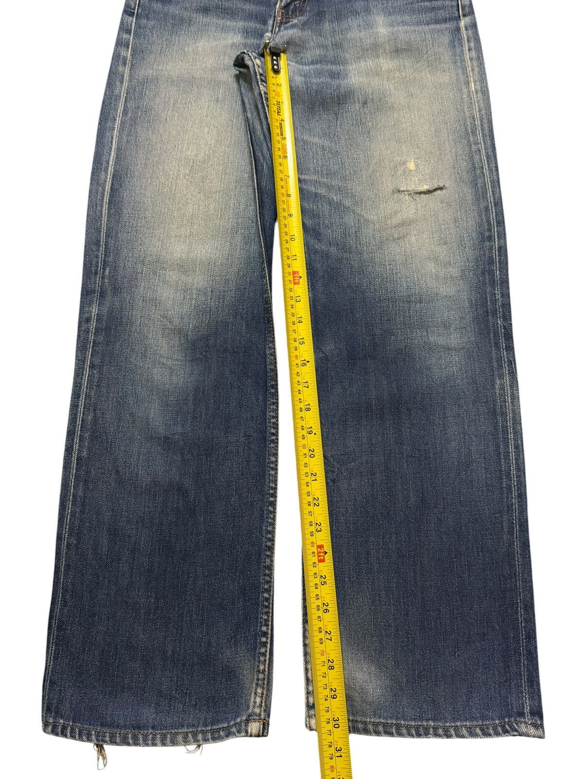 Levi's Vintage 90s Levis 508 Faded Wash Distress Wide Leg Baggy Size US 31 - 10 Thumbnail