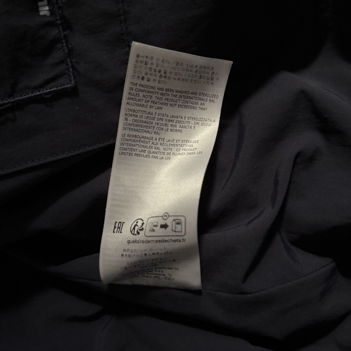 Jil Sander Jil Sander Navy Hooded Down Jacket Size US S / EU 44-46 / 1 - 10 Thumbnail