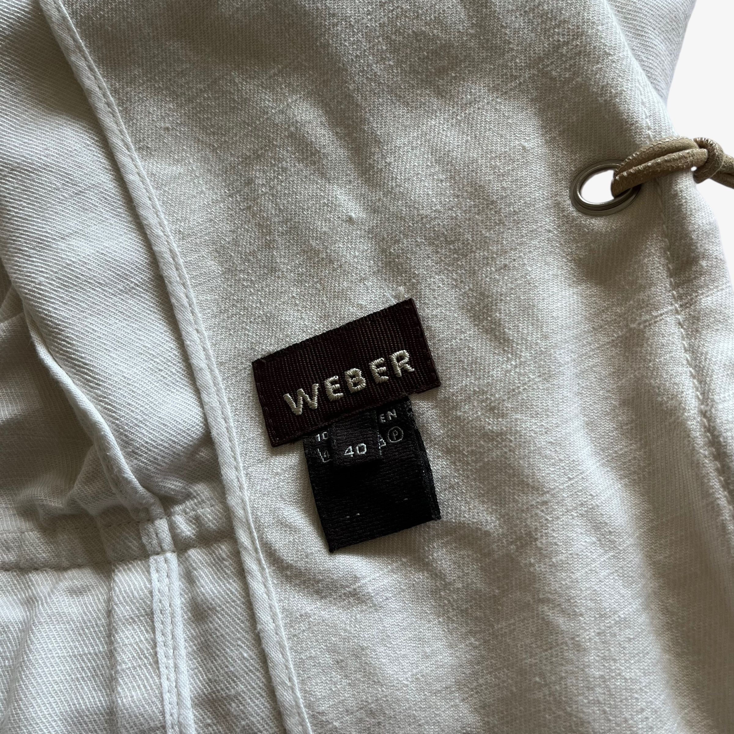 Gerry Weber Vintage Y2K Women's Gerry Weber White Linen Blazer Size S / US 4 / IT 40 - 2 Thumbnail