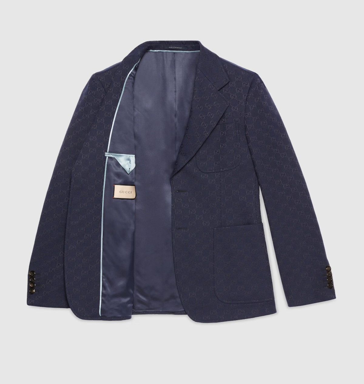 Gucci Gucci GG Jacquard Formal Jacket Size 40R - 4 Thumbnail