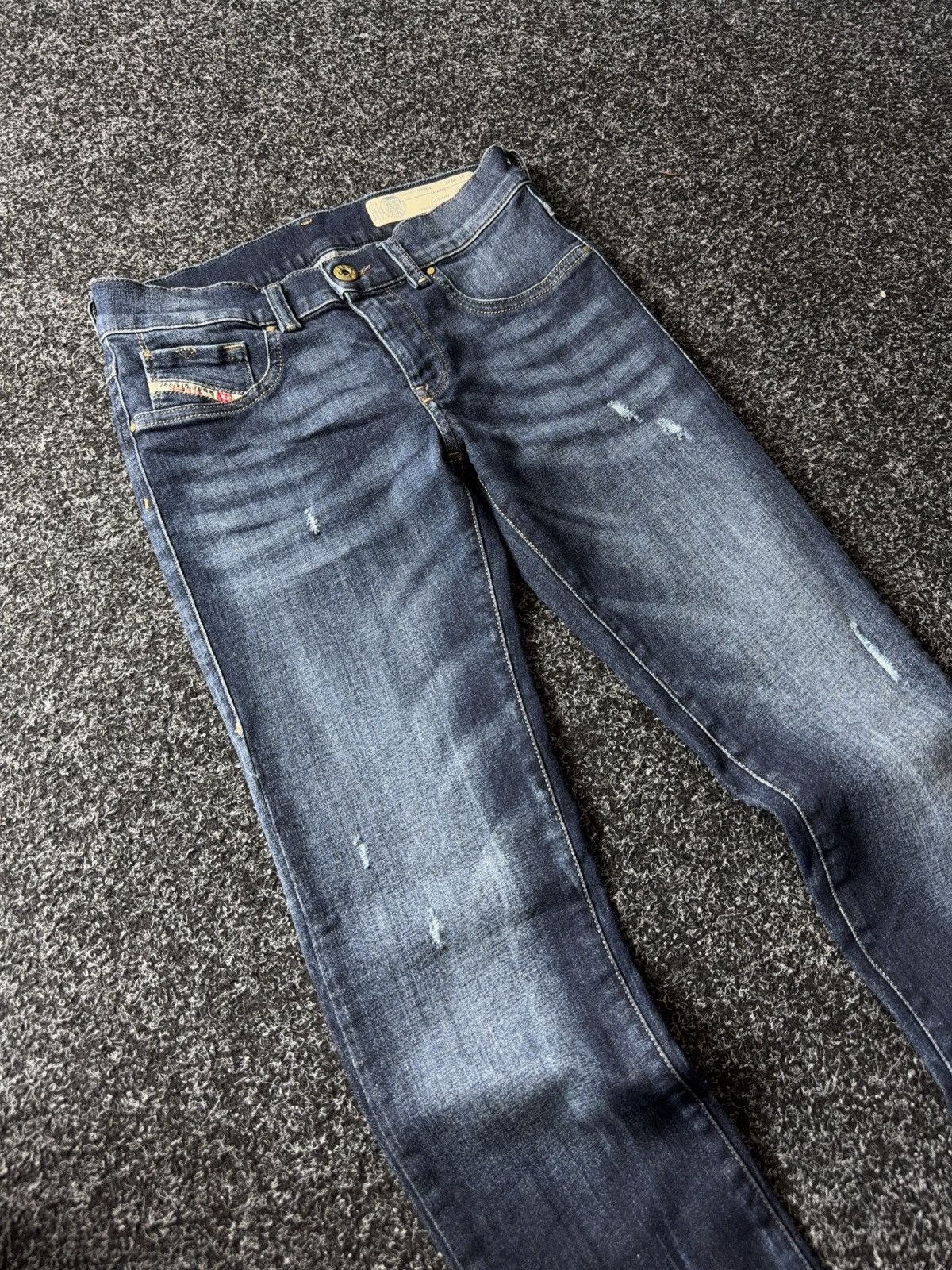 Diesel 00s Luxury Retro Diesel Livier-S Skinny denim pants jeans Size 27" / US 4 / IT 40 - 4 Thumbnail
