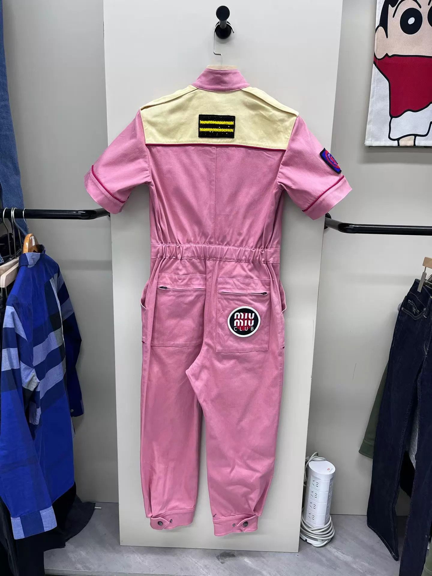 Miu Miu MIU MIU one-piece workwear racing jacket 36 Size XS / US 0-2 / IT 36-38 - 2 Thumbnail