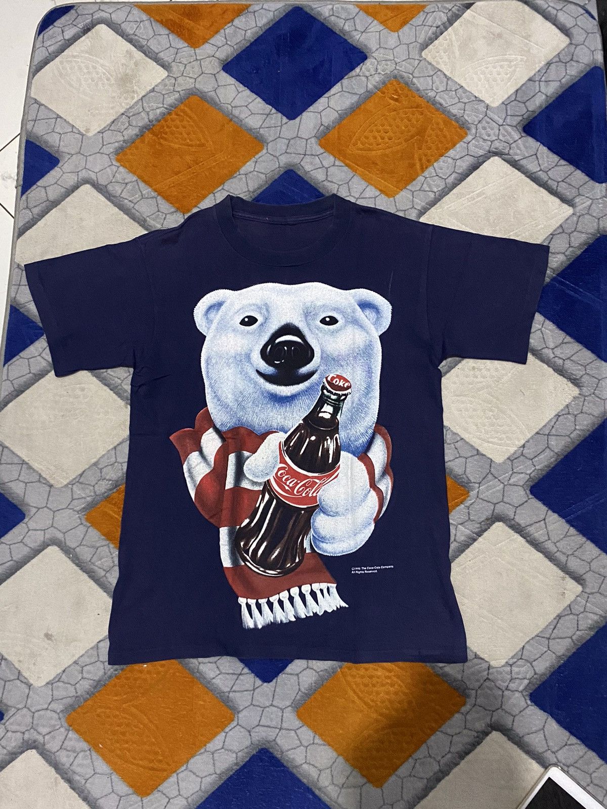 Coca Cola × Vintage Vintage 90s coca cola bear tshirt Size US S / EU 44-46 / 1 - 1 Thumbnail