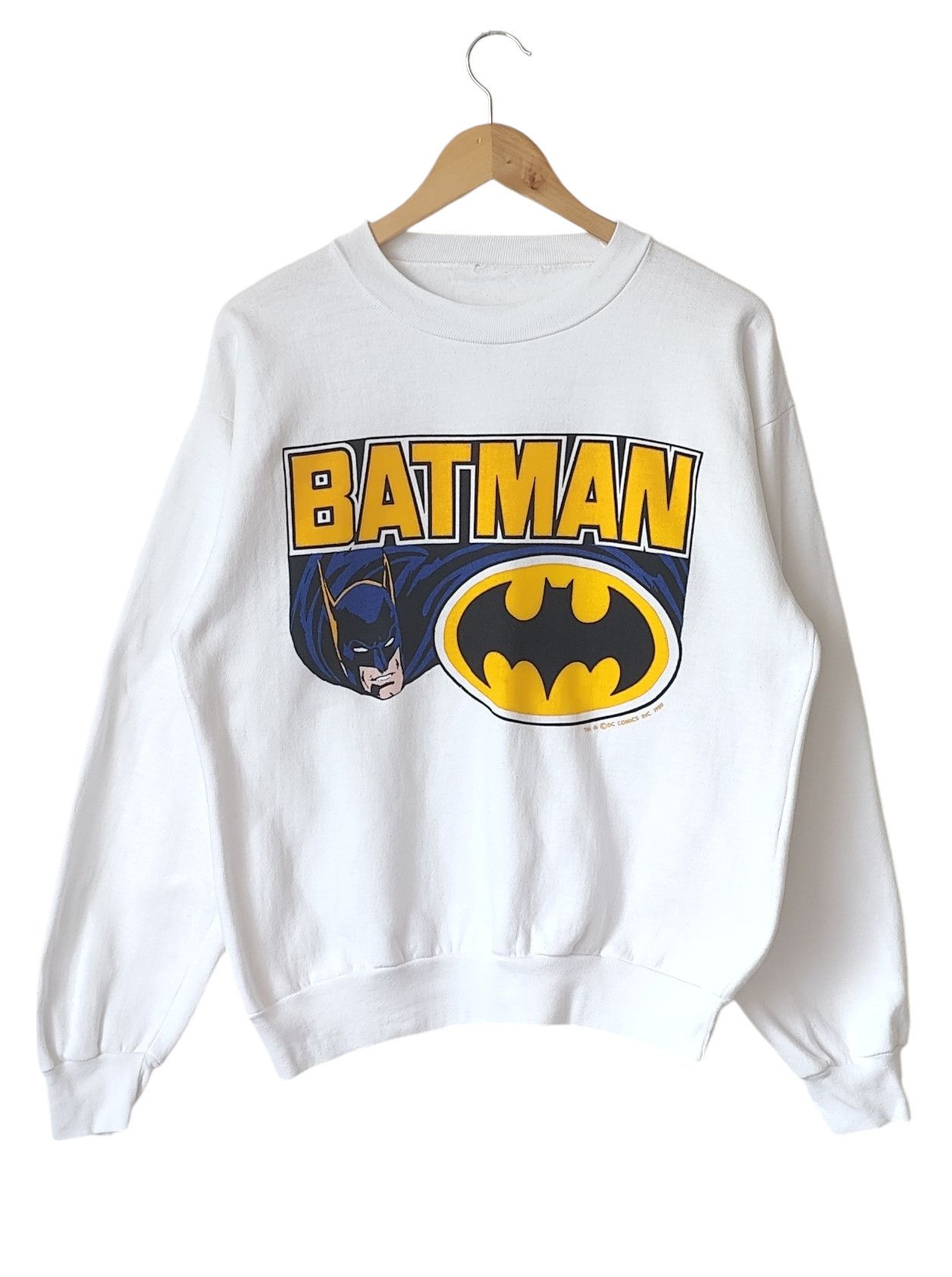 DC Comics × Vintage Batman Vintage 80s VTG 1989 DC Comics Sweatshirt Crewneck Size US M / EU 48-50 / 2 - 1 Thumbnail