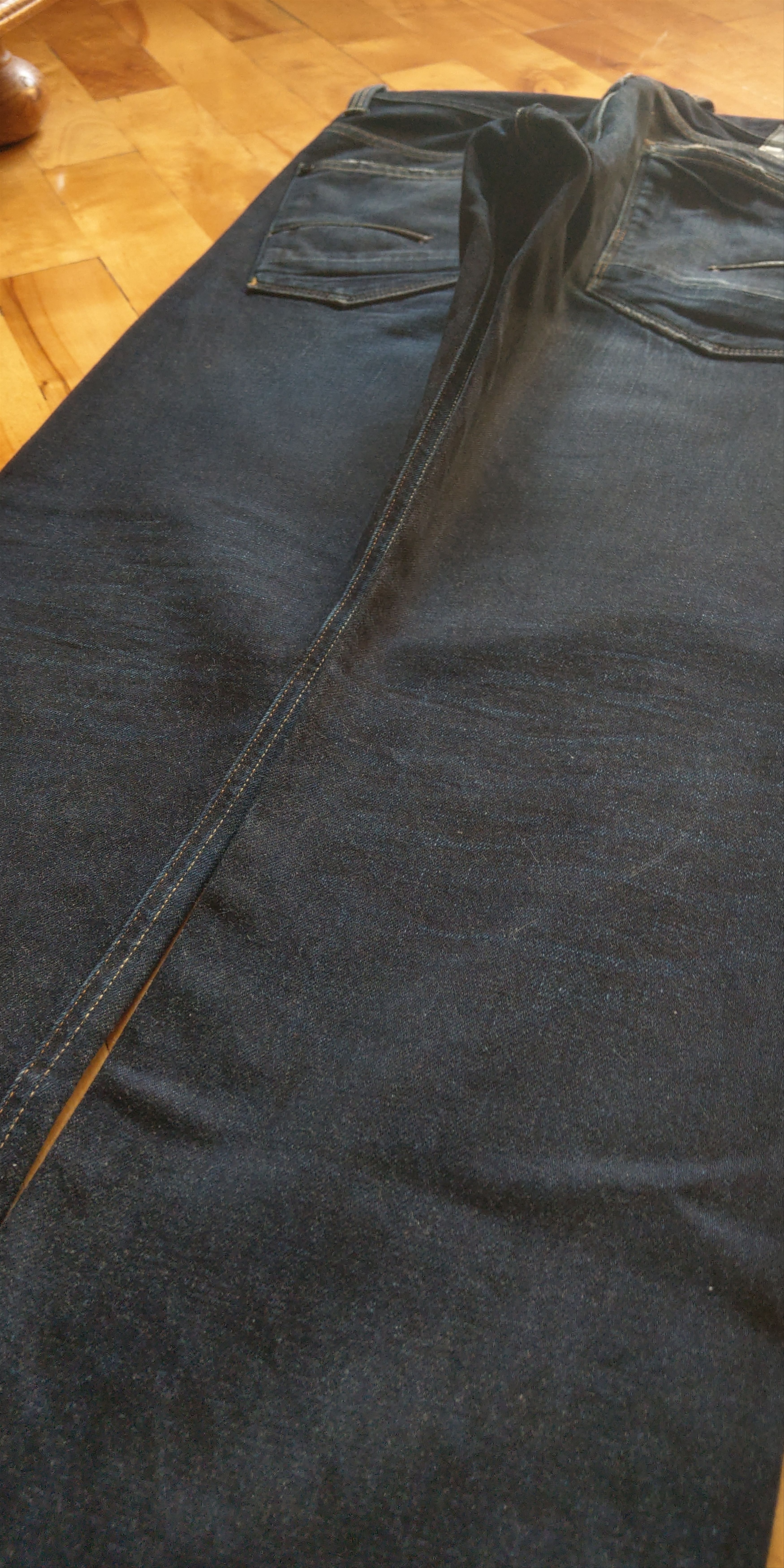 G-Star Skinny Baggy Stacked Pants Semi Flared Alt Neo Denim Goth 32 Size US 32 / EU 48 - 11 Thumbnail