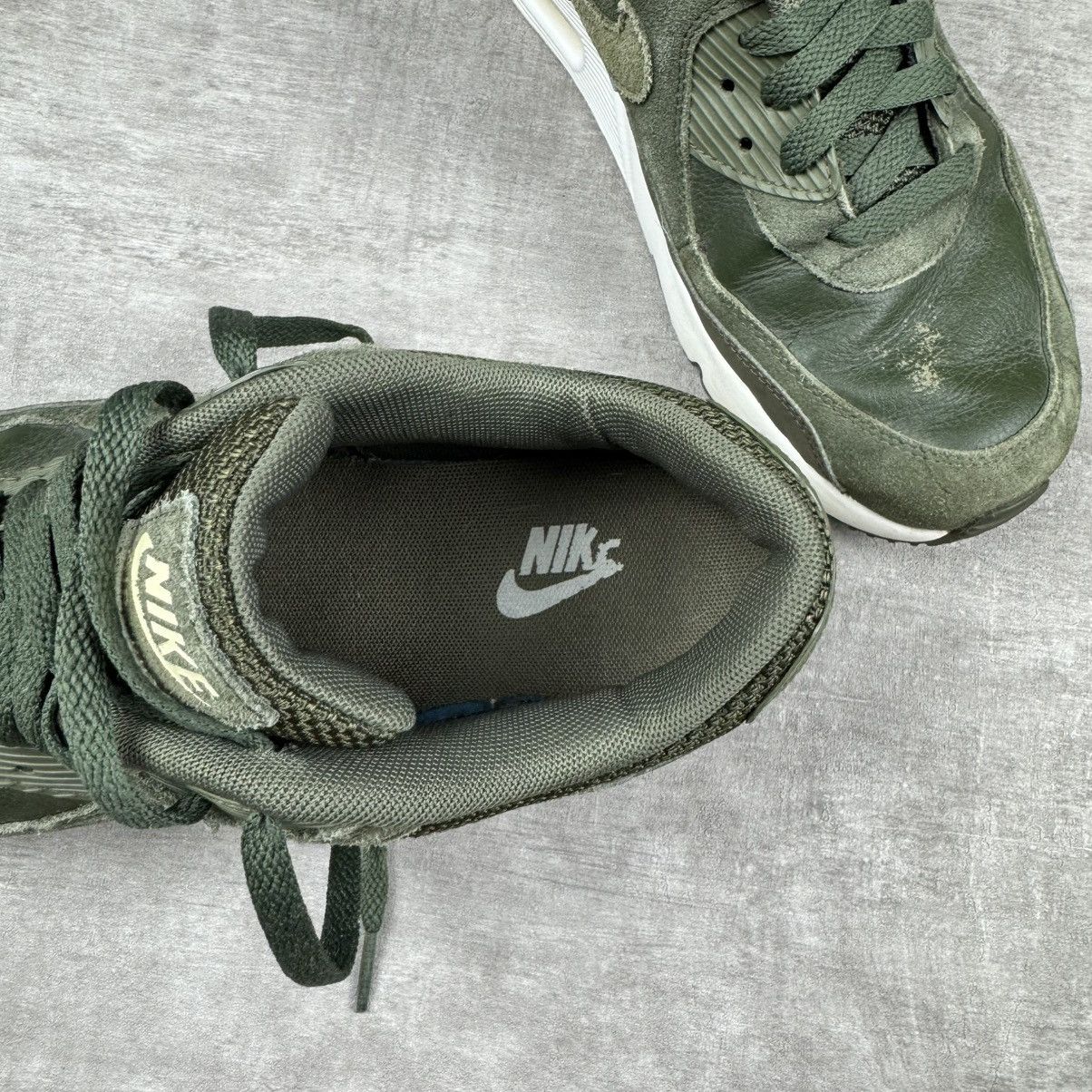 Nike Nike Air Max 90 Khaki Trainers Size US 8 / EU 41 - 9 Thumbnail