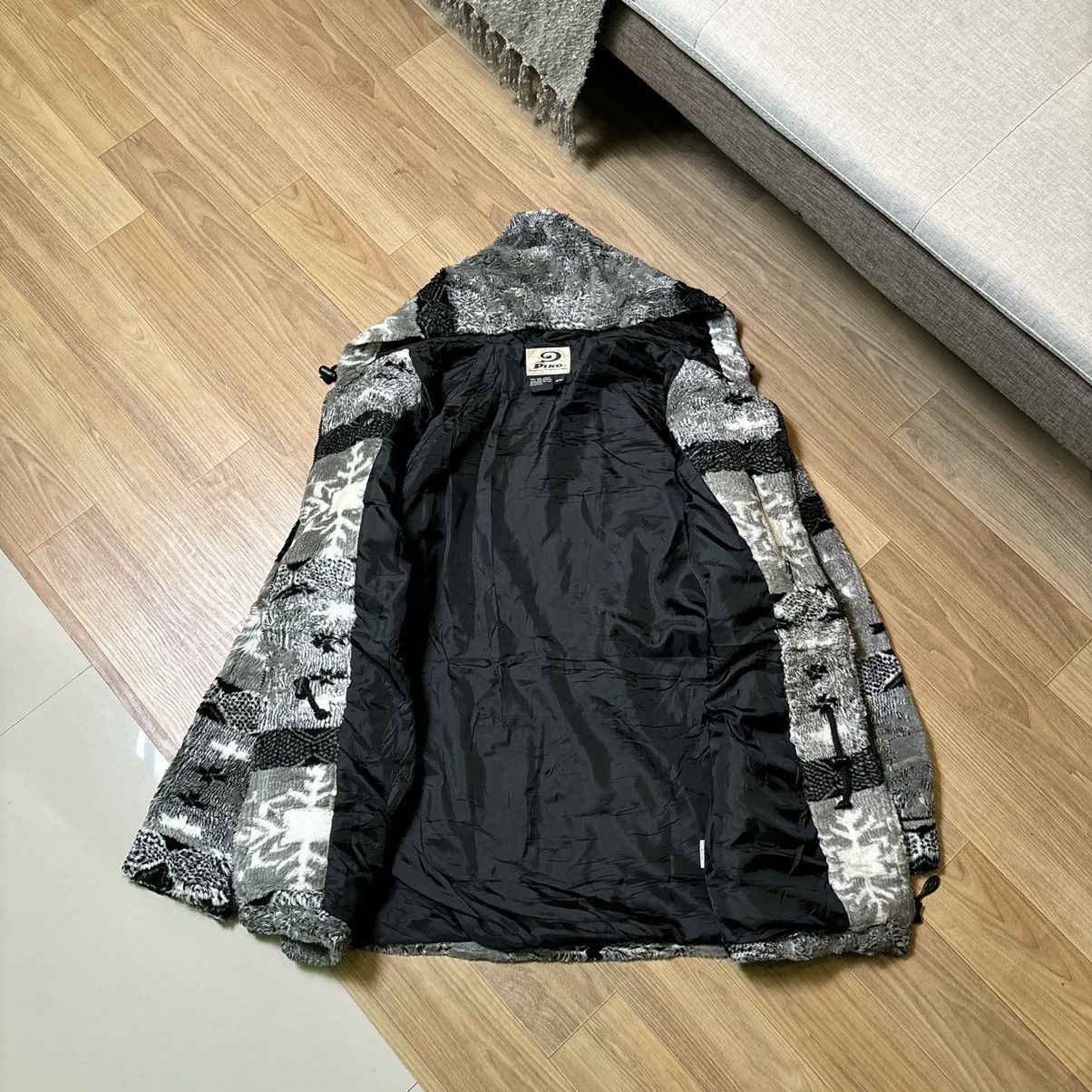 If Six Was Nine × Le Grande Bleu (L.G.B.) Vintage Piko fauxfur jacket Size US XL / EU 56 / 4 - 4 Thumbnail