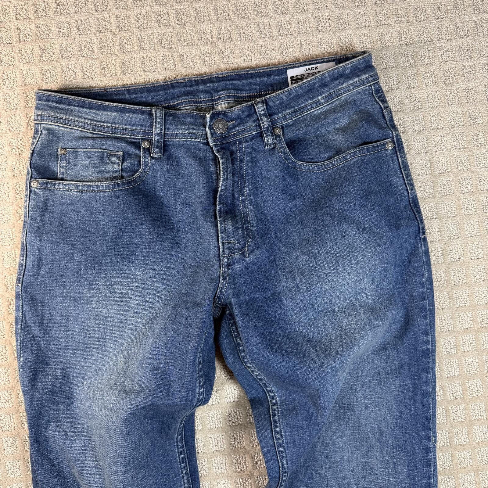 Buffalo David Bitton Buffalo David Bitton Jack Slim Straight Jeans 32x32 Size US 32 / EU 48 - 8 Thumbnail