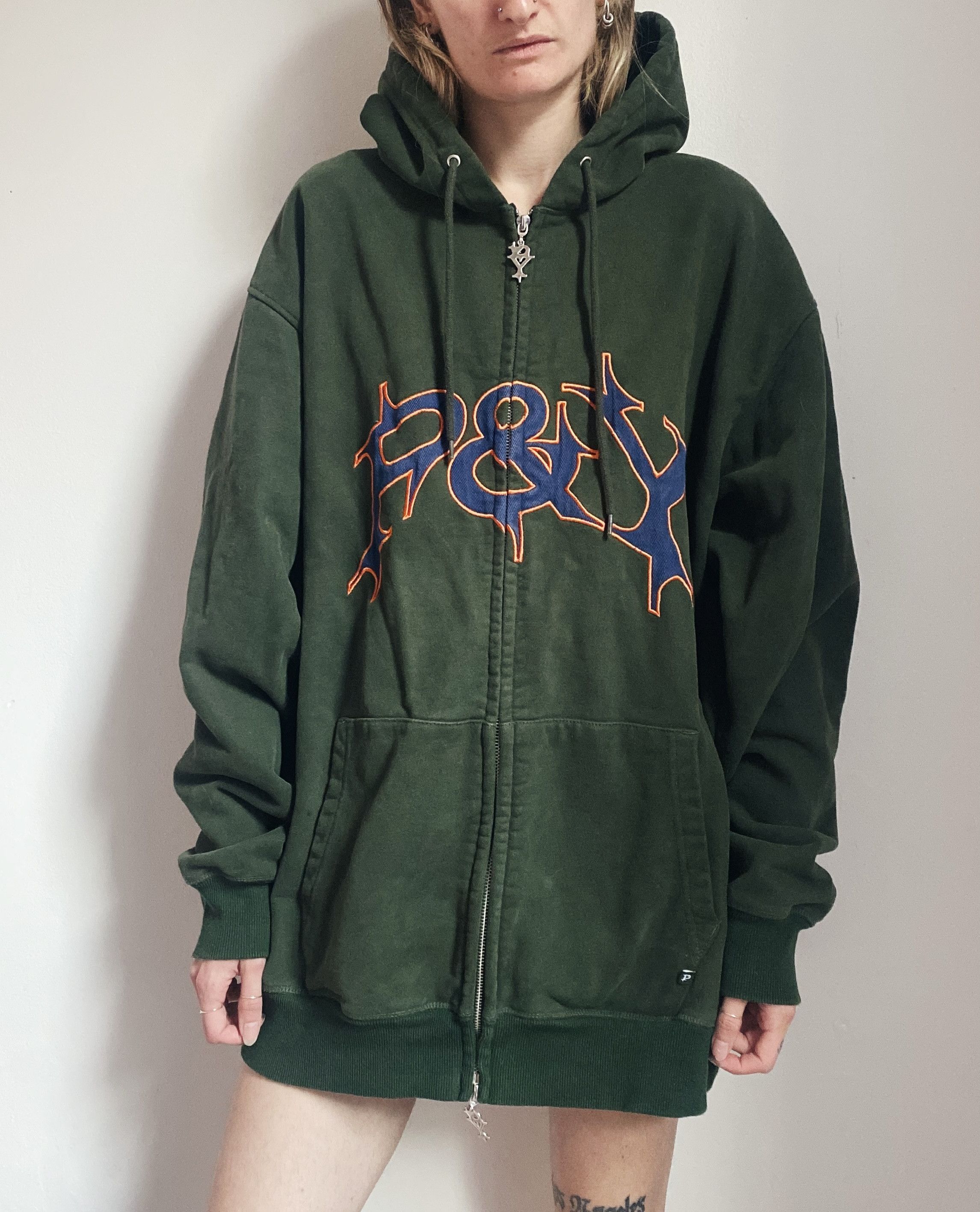 Japanese Brand Punkandyo Green Hoodie | Grailed