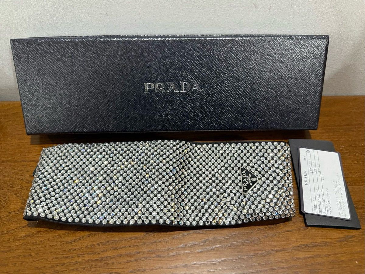 Gucci Prada Crystal Metallic Headband Size ONE SIZE - 1 Thumbnail