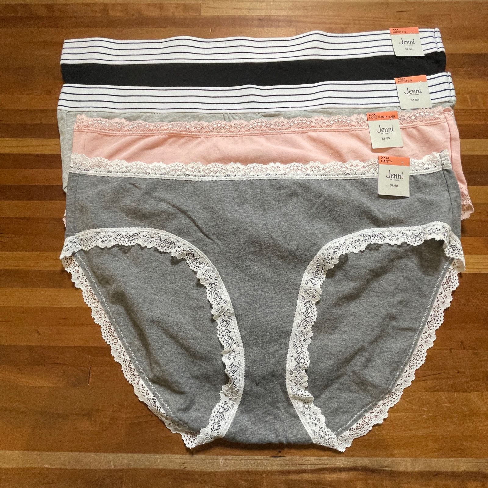 NO ID Jenny Cotton hipster panty pack of 4 XXL Size ONE SIZE - 1 Thumbnail