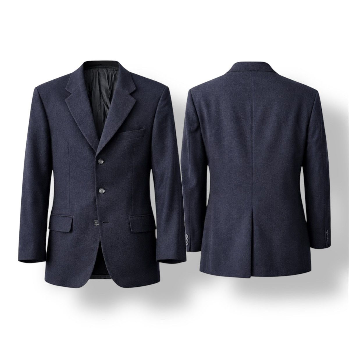 Loro Piana Vintage Hugo Boss by Loro Piana Wool Mens Blazer Jacket 52 Size 52L - 2 Thumbnail