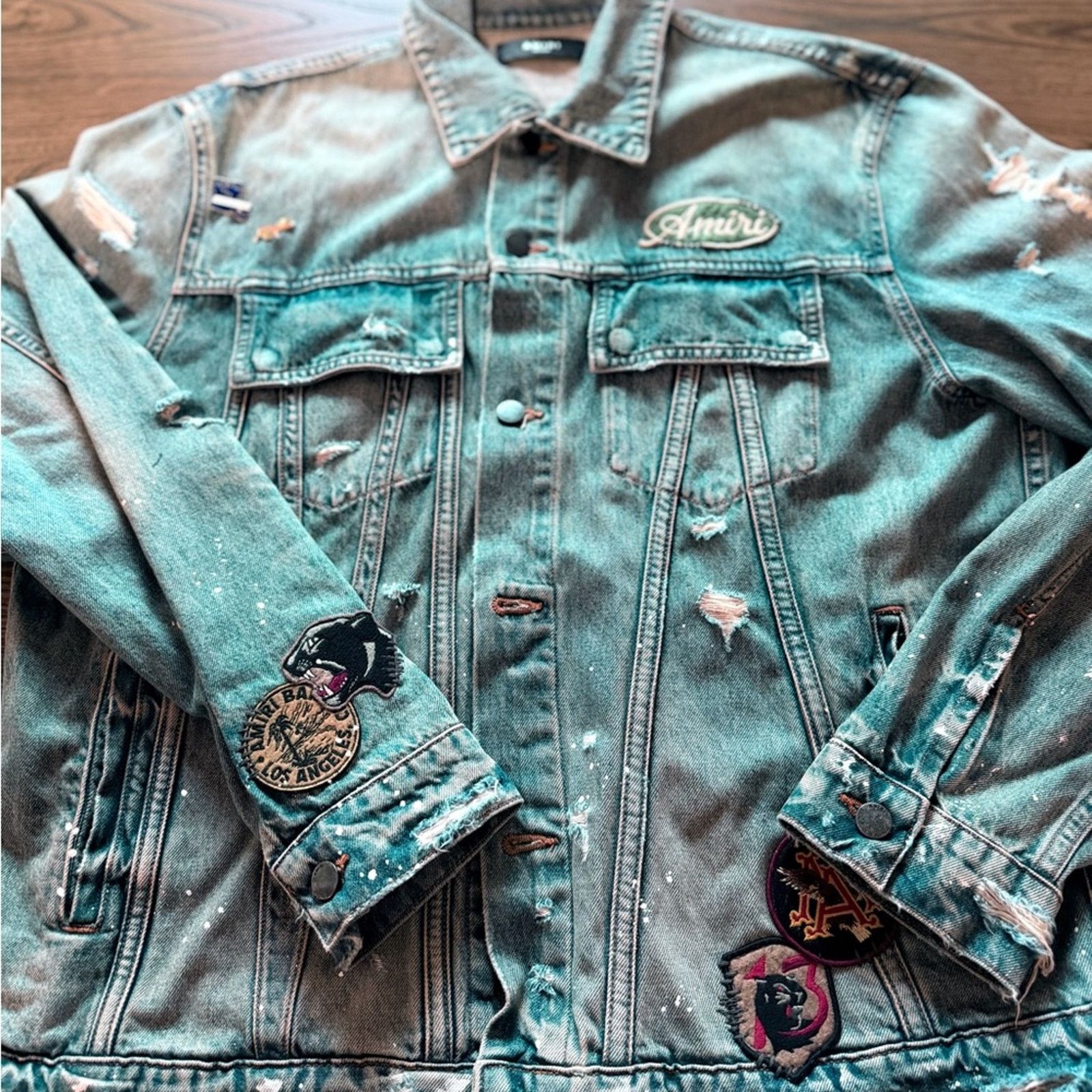 Amiri AMIRI AMIRI Vintage Pegasus Trucker Jacket Sz. M Sold Out Size US M / EU 48-50 / 2 - 2 Thumbnail