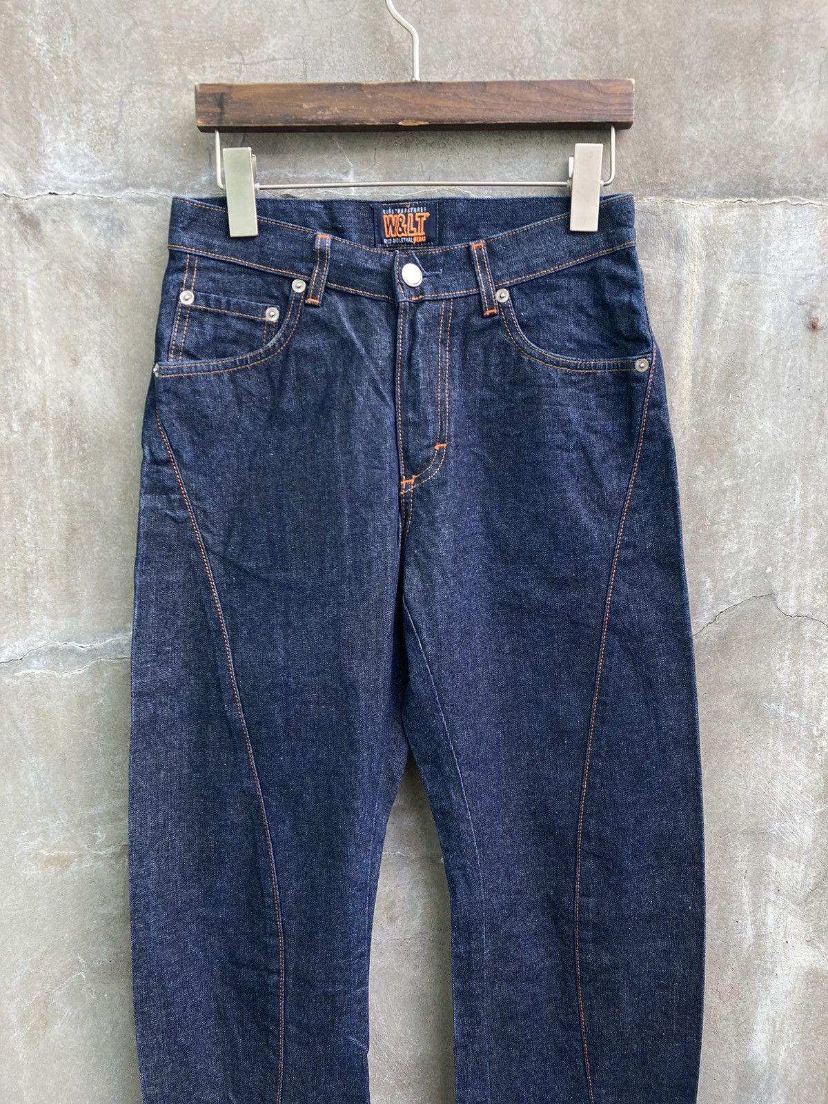 W&LT Banana Cut Denim Jeans Size US 28 / EU 44 - 4 Thumbnail