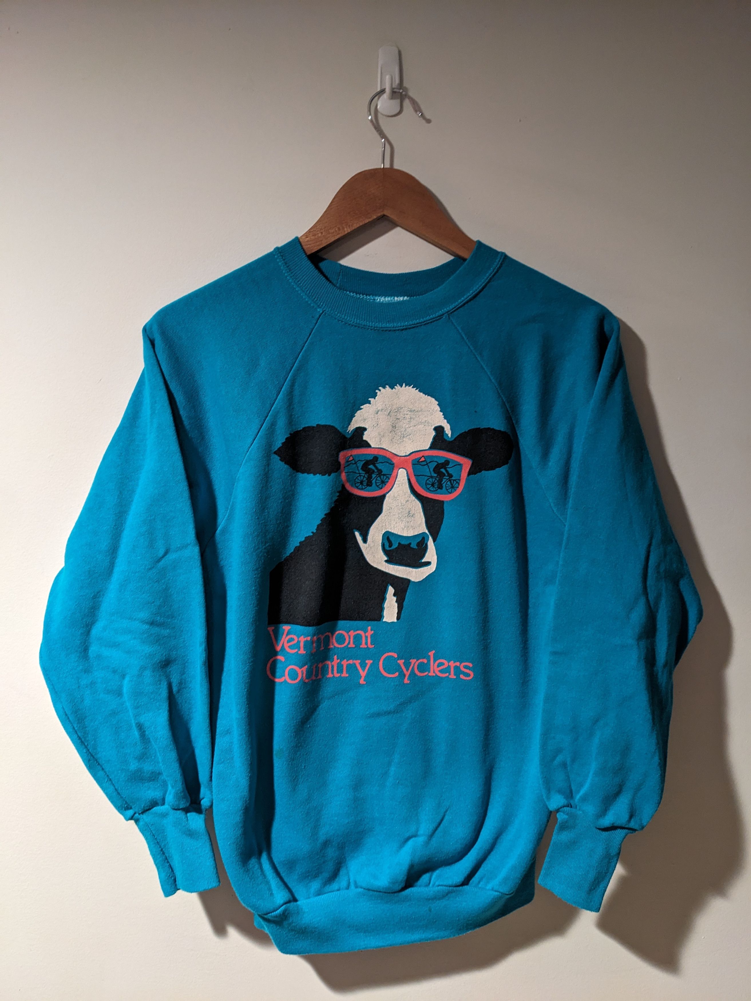 Vintage Vintage 90s Vermont Country Cyclers Lightweight Sweatshirt Size US M / EU 48-50 / 2 - 1 Thumbnail