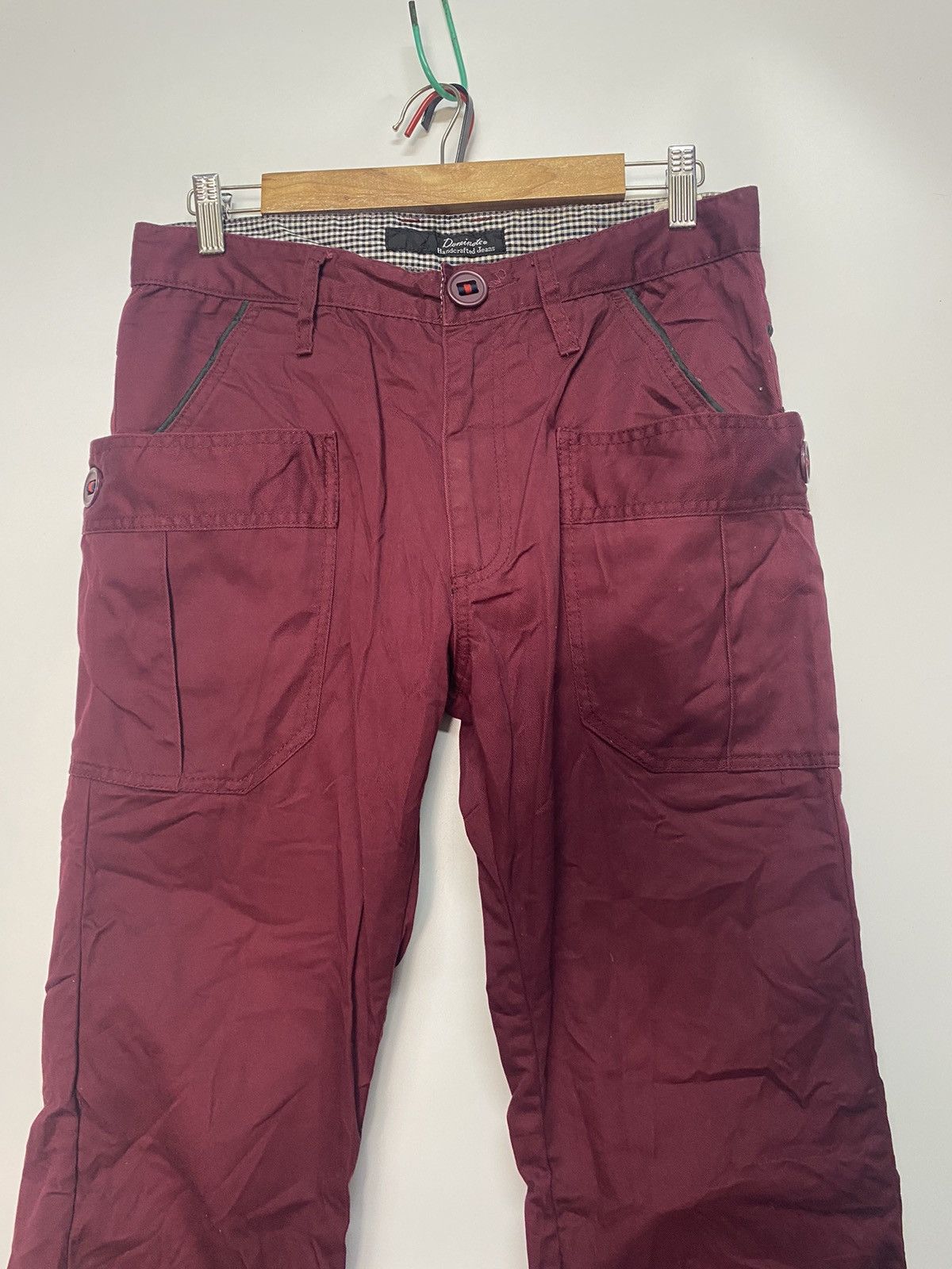Vintage Japanese Brand Dominate Handcrafted Jeans Multi Pocket Pants Size US 32 / EU 48 - 7 Thumbnail