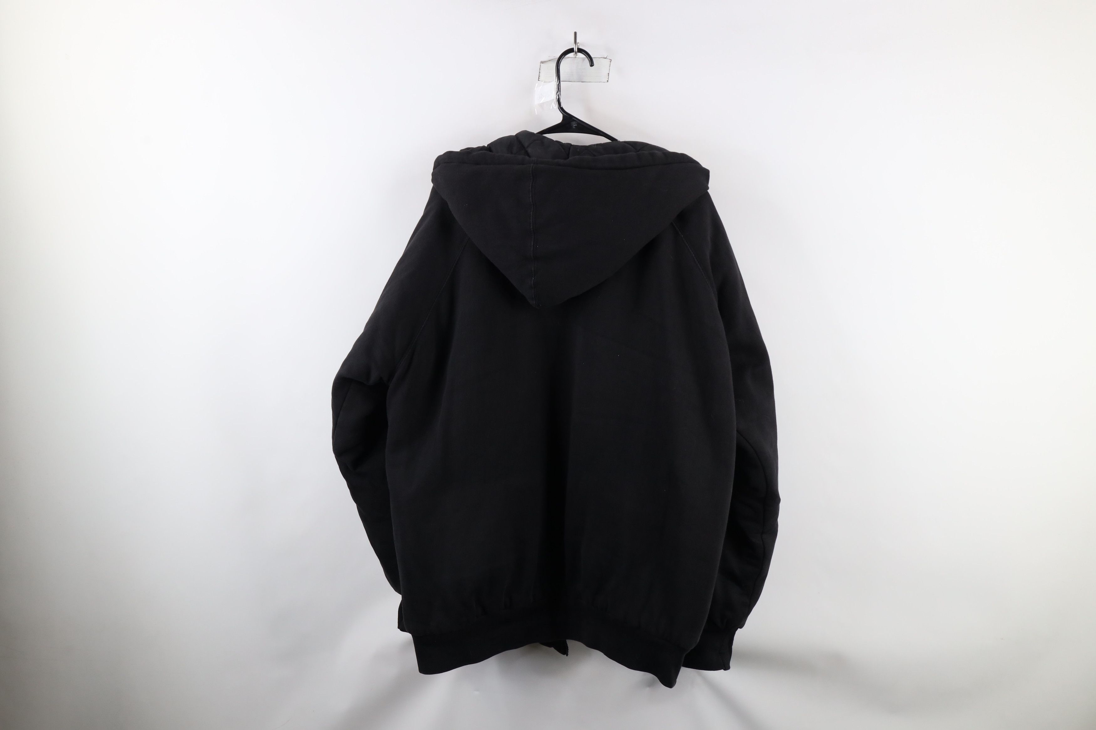Vintage Vintage 90s Streetwear Quilted Hoodie Sweatshirt Jacket Size US XXL / EU 58 / 5 - 15 Thumbnail
