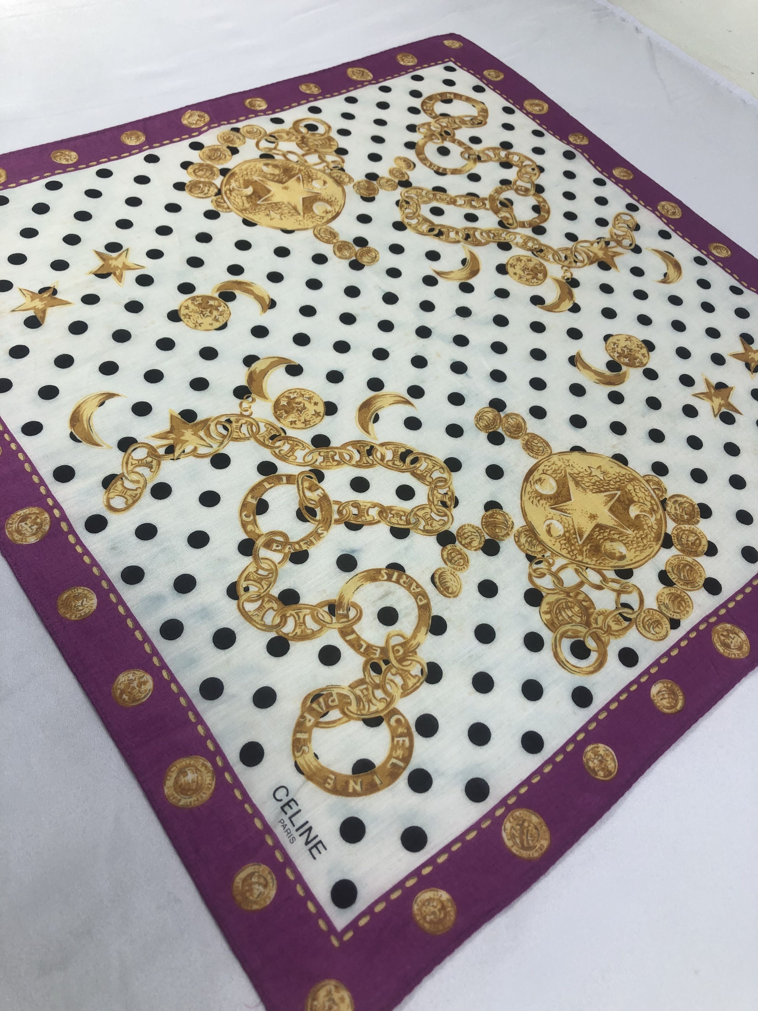 Celine Celine Handkerchief / Bandana / Neckerchief Size ONE SIZE - 4 Thumbnail