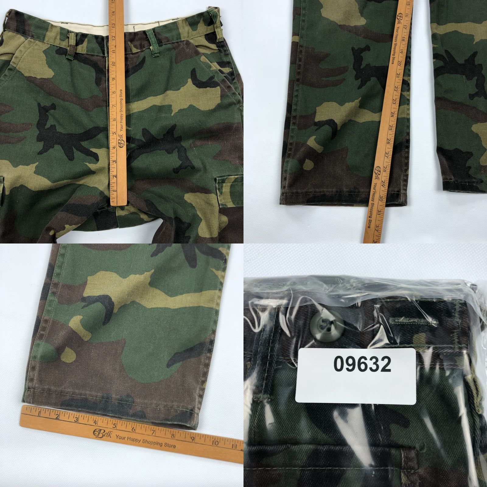 SafTbak VINTAGE Saftbak Pants Mens 32x30 Woodland Camo Cargo Hiking Outdoor USA 90s Pants Mens 32 Woodland Camo Cargo 90s USA Size US 32 / EU 48 - 8 Thumbnail