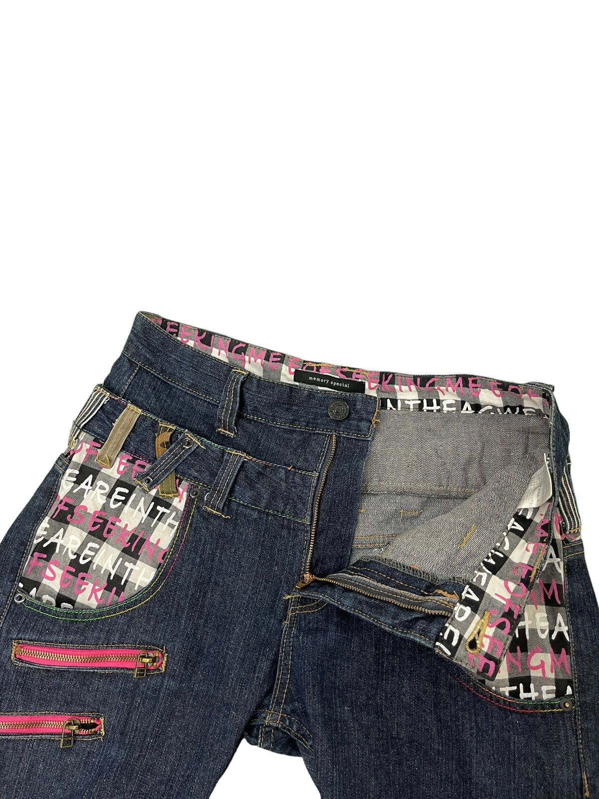 Japanese Brand Double Waist Jeans Memory Special Slim Leg 8🟦2 Size US 32 / EU 48 - 16 Thumbnail