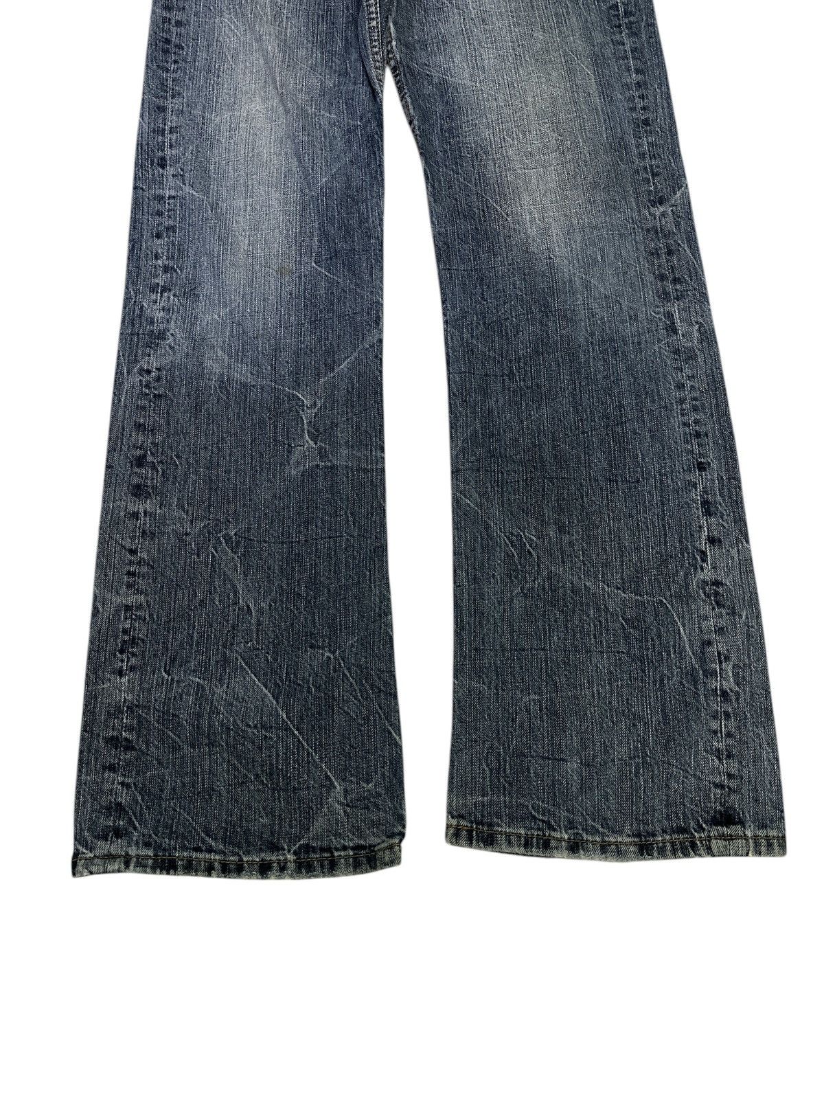 If Six Was Nine Japanese Brand Villand Bootcut Crazy Lightning Denim 💥 Size US 32 / EU 48 - 2 Thumbnail