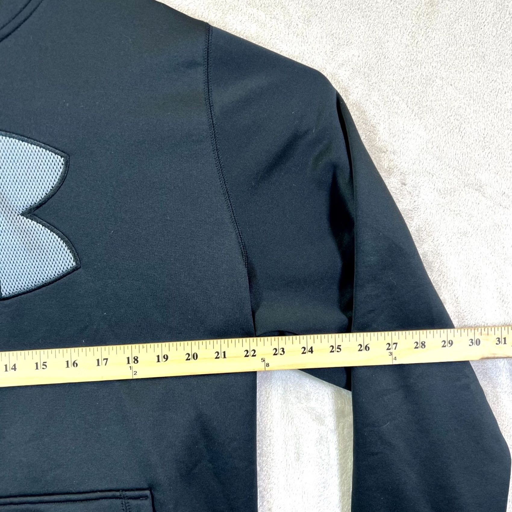 Under Armour Under Armour Hoodie Mens XL Black Fleece Lined Sweatshirt Logo Graphic Size US XL / EU 56 / 4 - 4 Thumbnail
