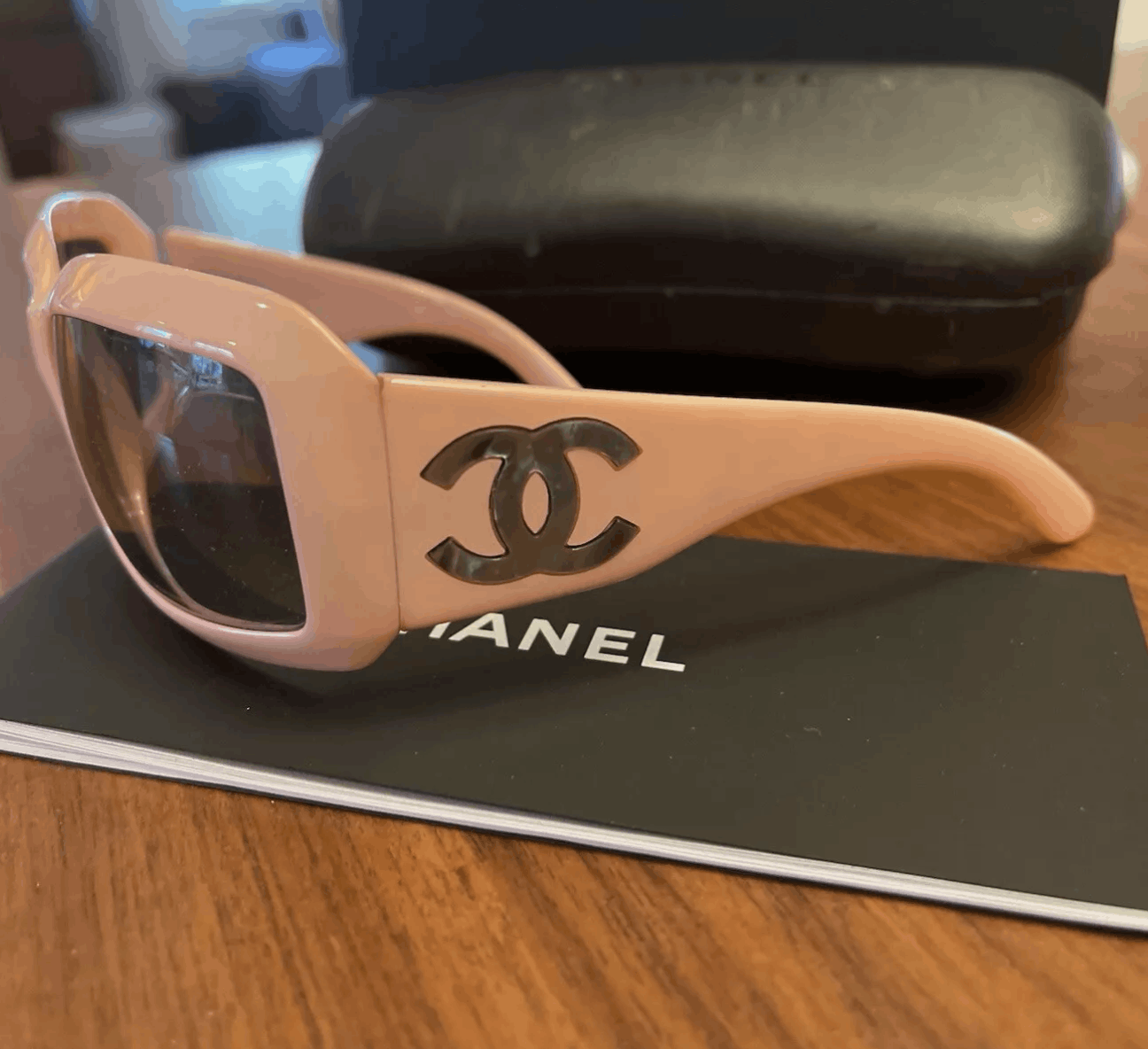 Chanel CHANEL Sunglasses 5076 pearl Rimless Rhinestone 4017 Shields Size ONE SIZE - 1 Thumbnail