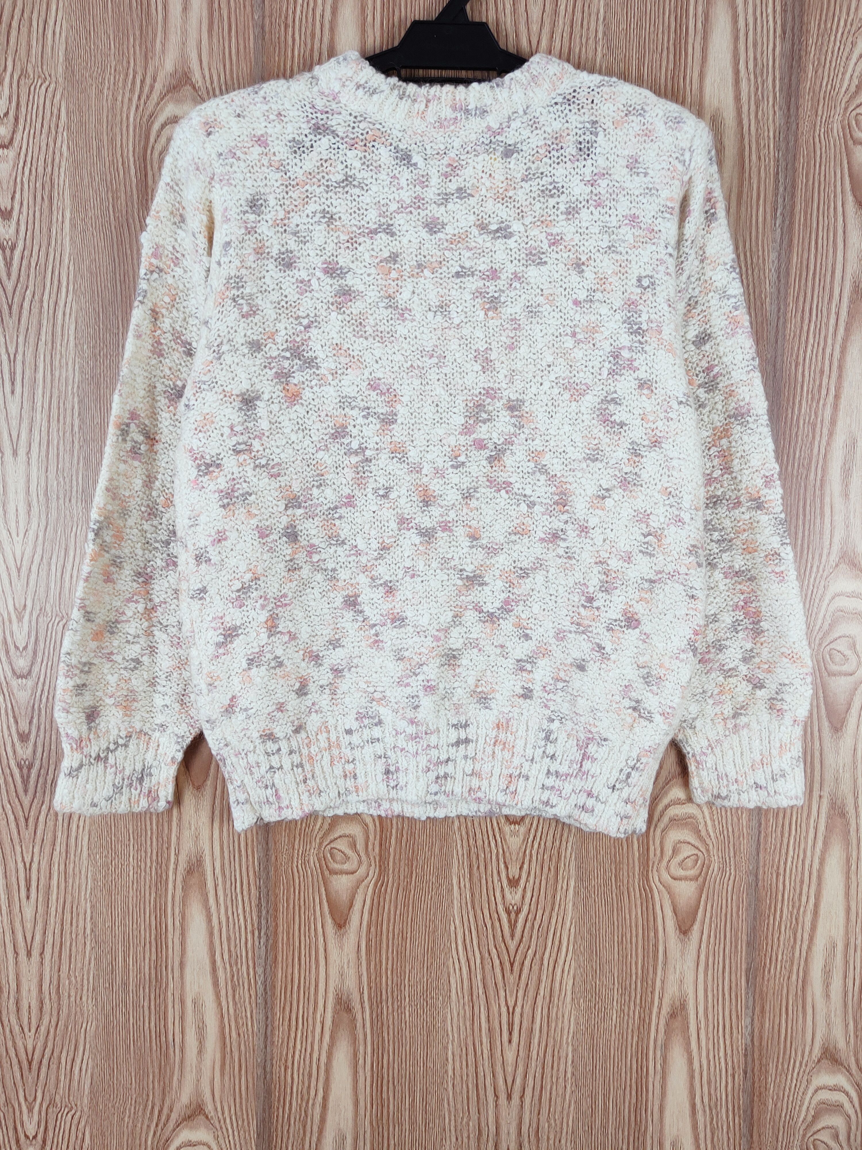 Japanese Brand × Vintage Montplage Cream Knitwear Sweatshirts #W250 Size M / US 6-8 / IT 42-44 - 7 Thumbnail