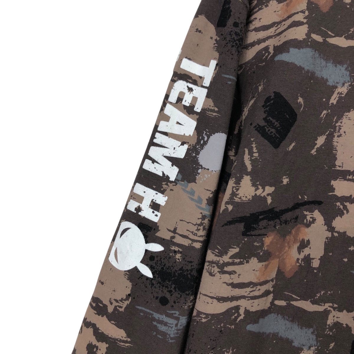 Japanese Brand 📌Streetwear Sweatshirt Keunsagi Camouflage Big Logo Design Size US M / EU 48-50 / 2 - 13 Thumbnail