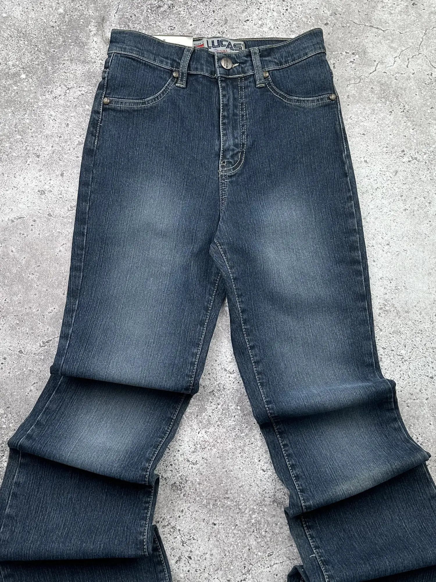 Vintage Vintage Basic Flare Jeans C406(V367) Size 24" / US 00 / IT 34 - 2 Thumbnail
