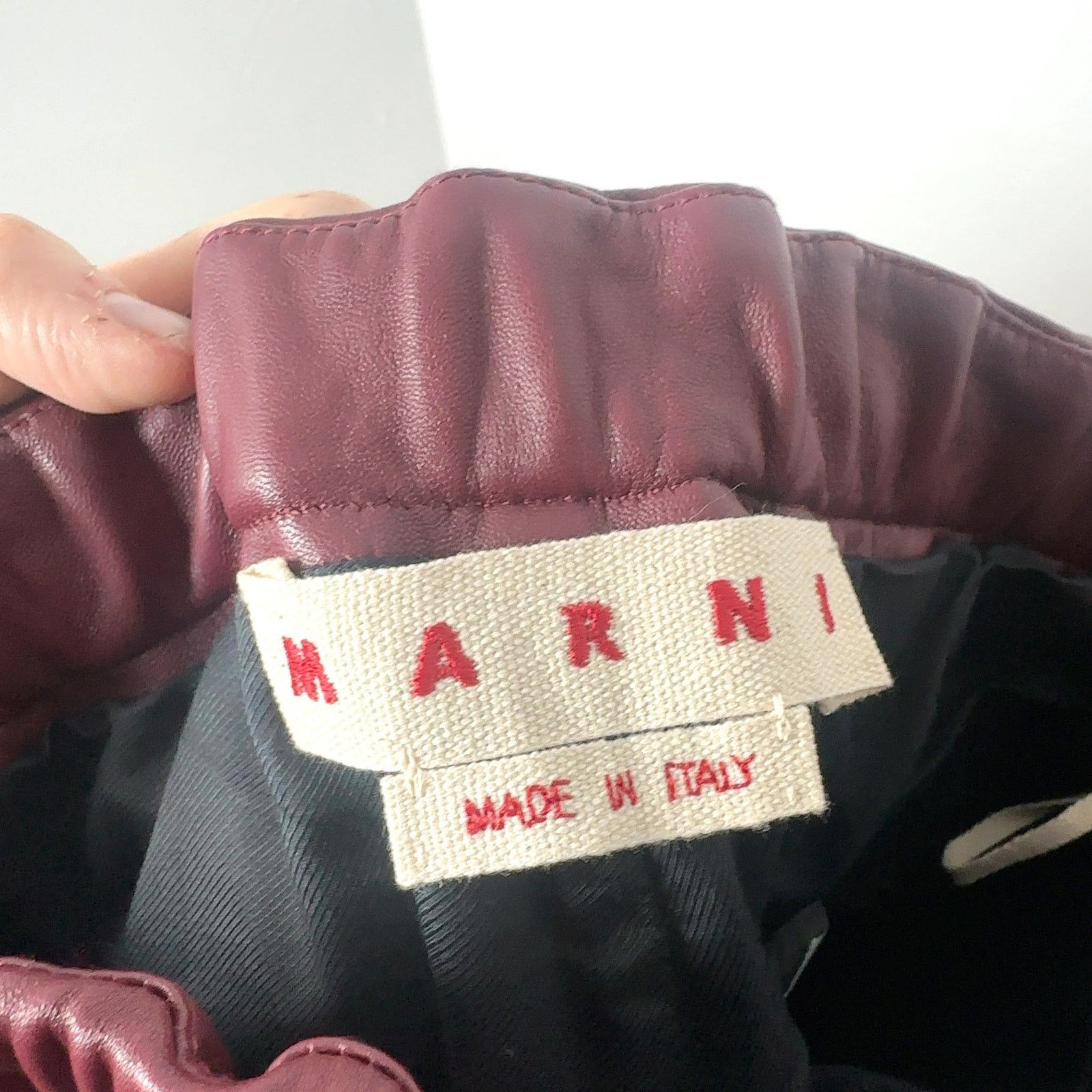 Marni Marni Striped Leather Track Pants Size US 30 / EU 46 - 10 Thumbnail