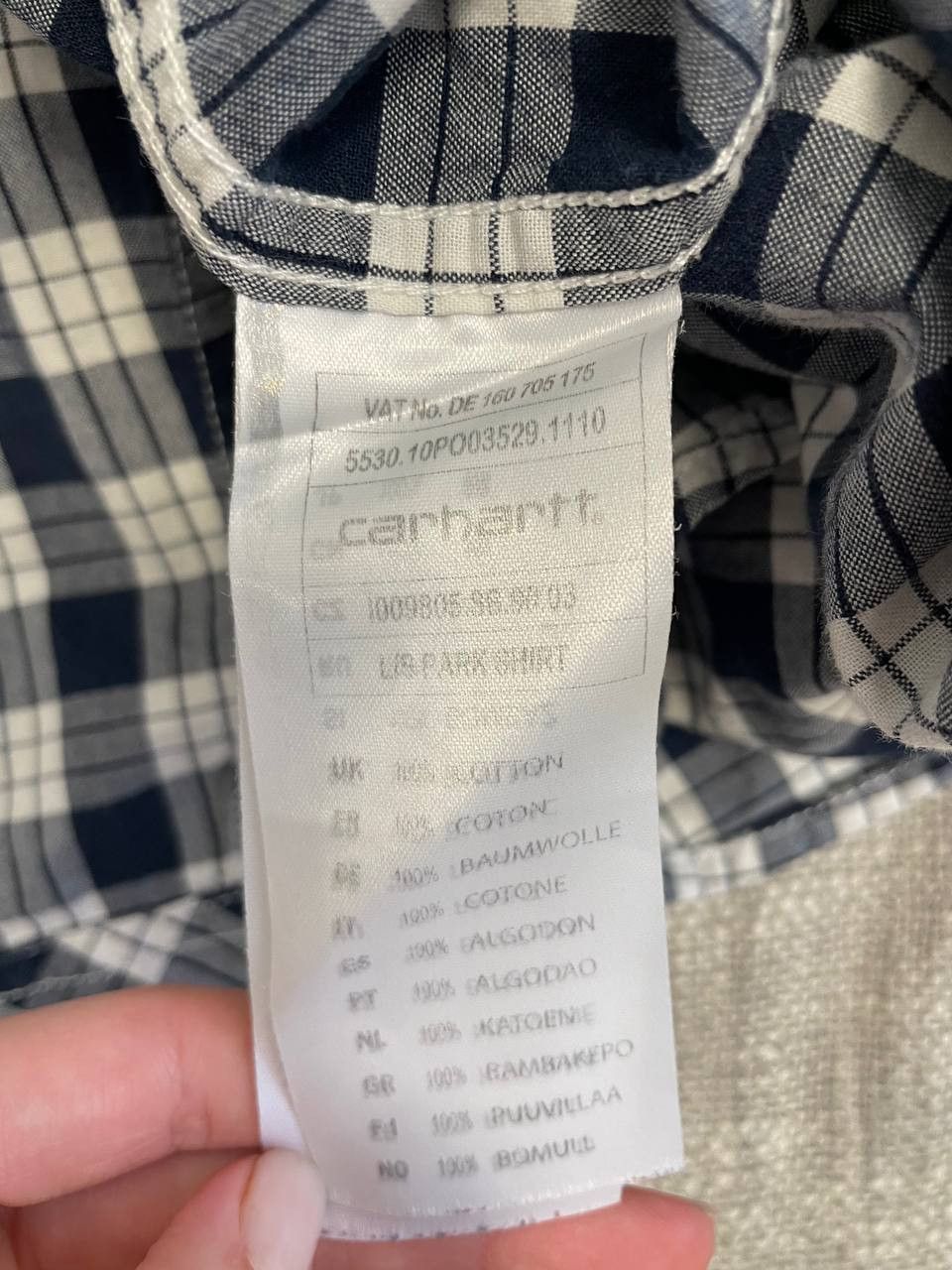 Carhartt CARHARTT relaxed fit check shirt with and button-down collar Size US M / EU 48-50 / 2 - 6 Thumbnail