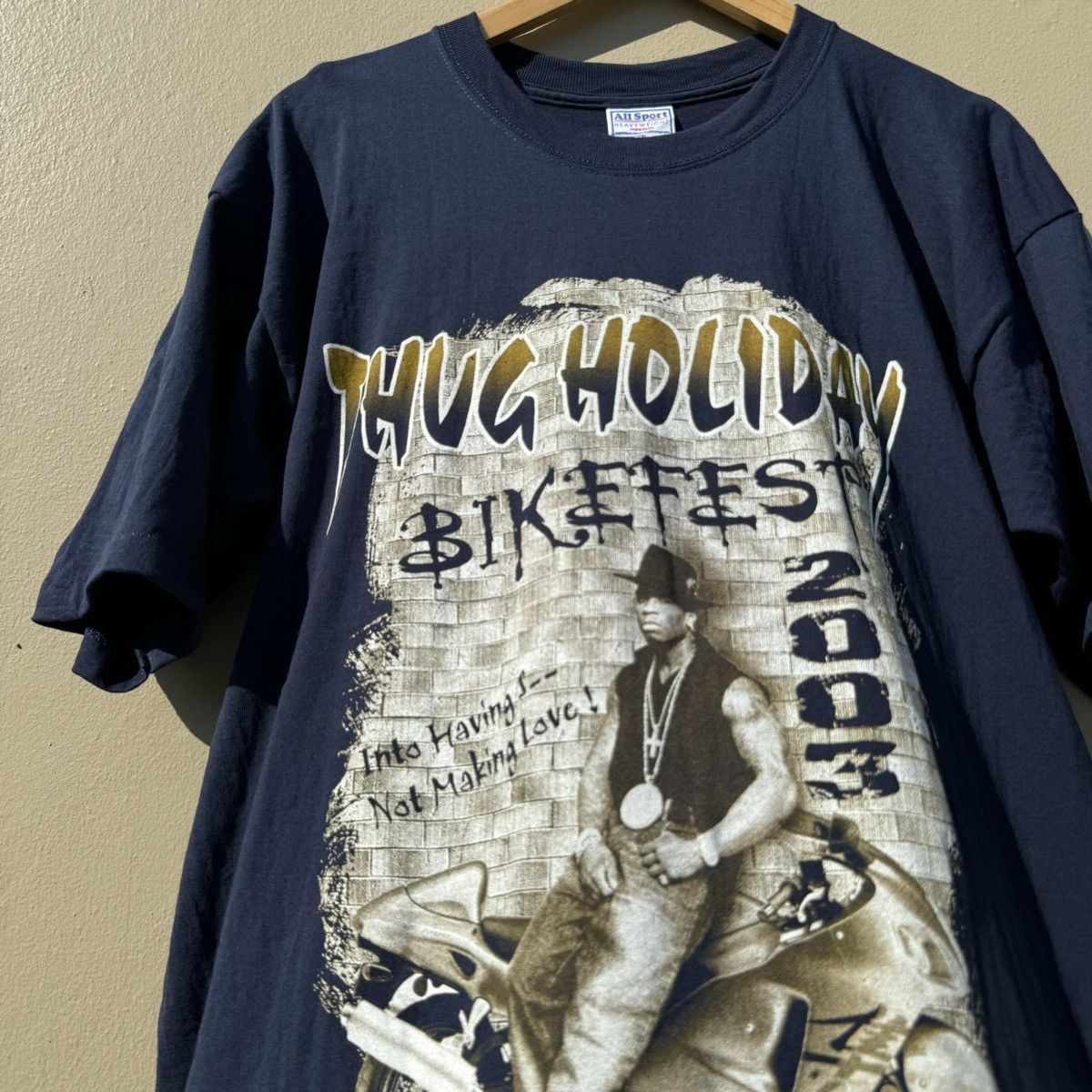 Rap Tees × Vintage Vintage thug holiday 50 cent 2003 tee Size US XL / EU 56 / 4 - 2 Thumbnail