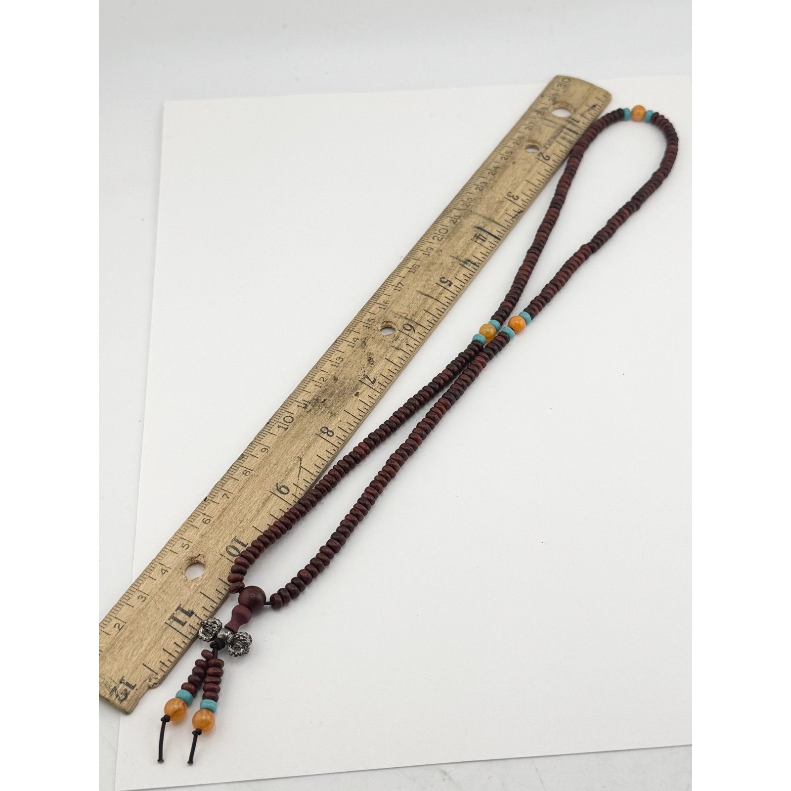 Vintage Vintage wooden stretch wrap bracelet necklace Size ONE SIZE - 3 Thumbnail