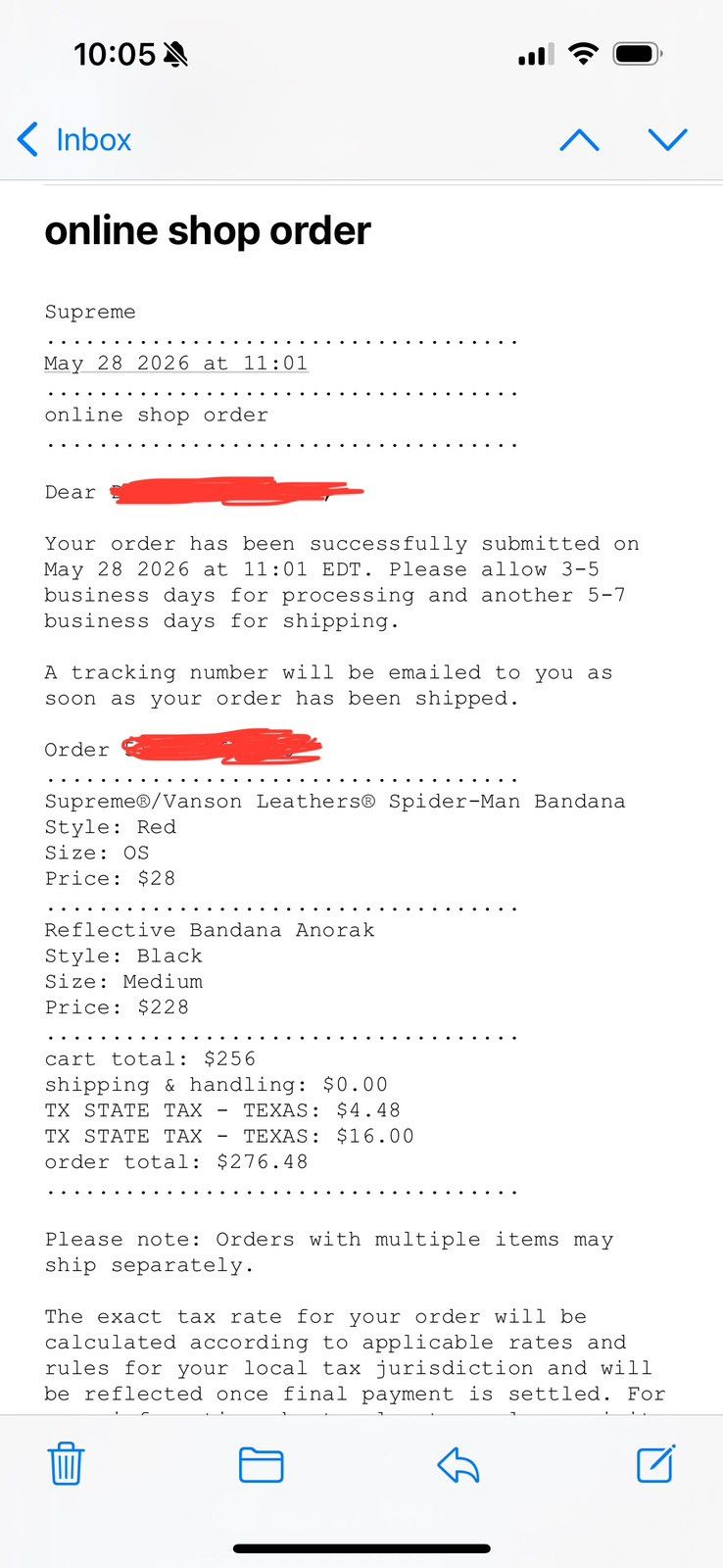 Supreme × Vanson Leathers Supreme Vanson Leathers Spider-Man Bandana Size ONE SIZE - 2 Thumbnail