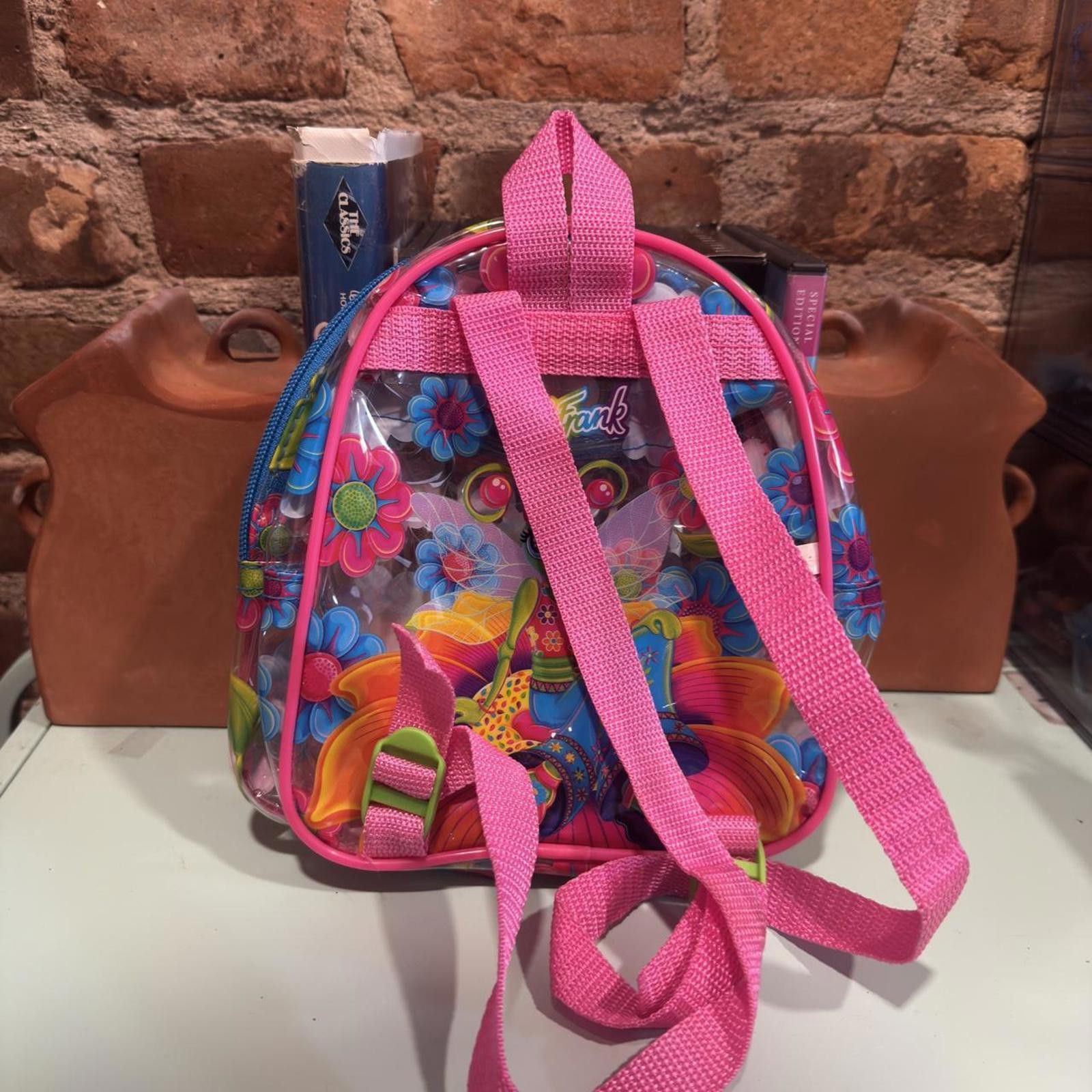 Vintage 1990S LISA FRANK DIVA DRAGONFLY BACKPACK Size ONE SIZE - 3 Thumbnail
