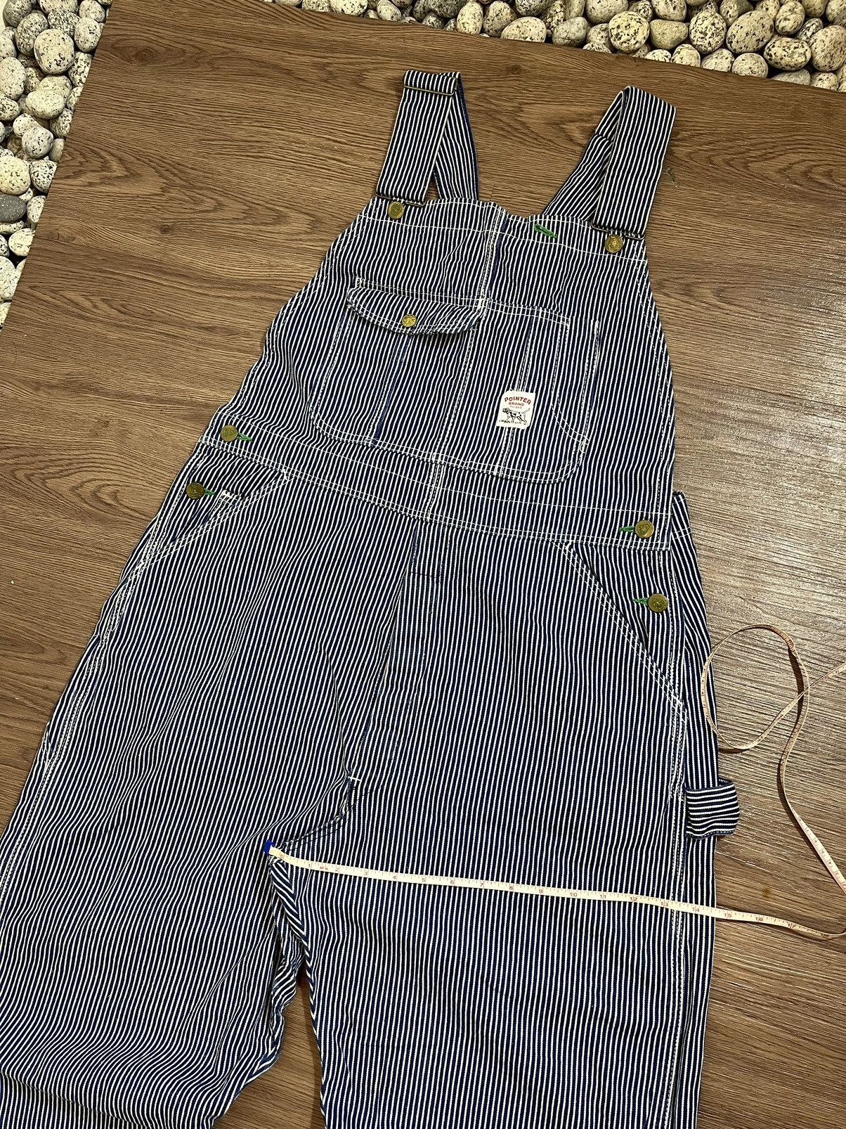 Pointer × Vintage Pointer Vintage Hickory Stripe Carpenter Overalls Size US 36 / EU 52 - 21 Thumbnail
