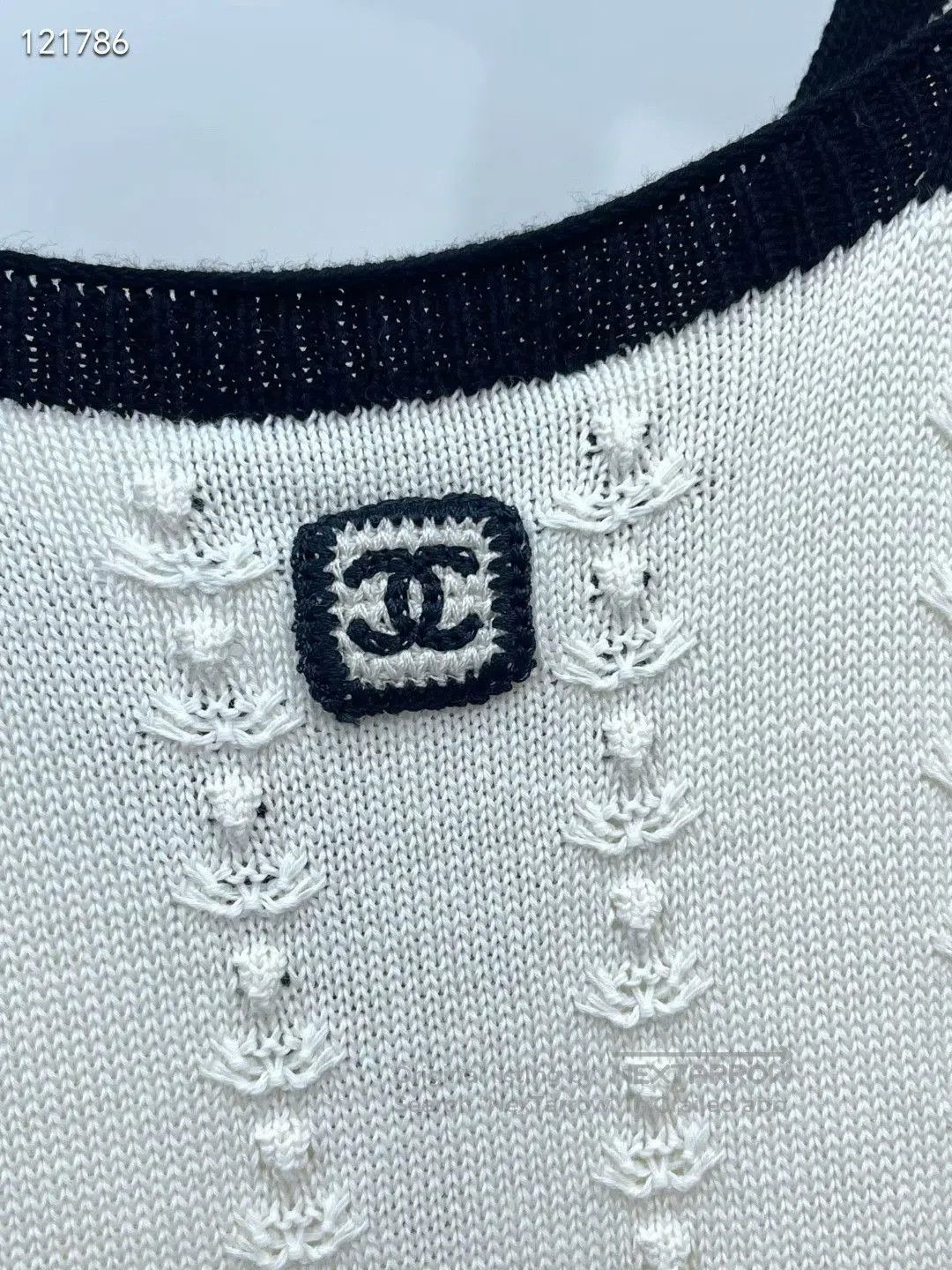 Chanel Chanel 26P Milk White Knit Camisole Dress. Size S / US 4 / IT 40 - 3 Thumbnail
