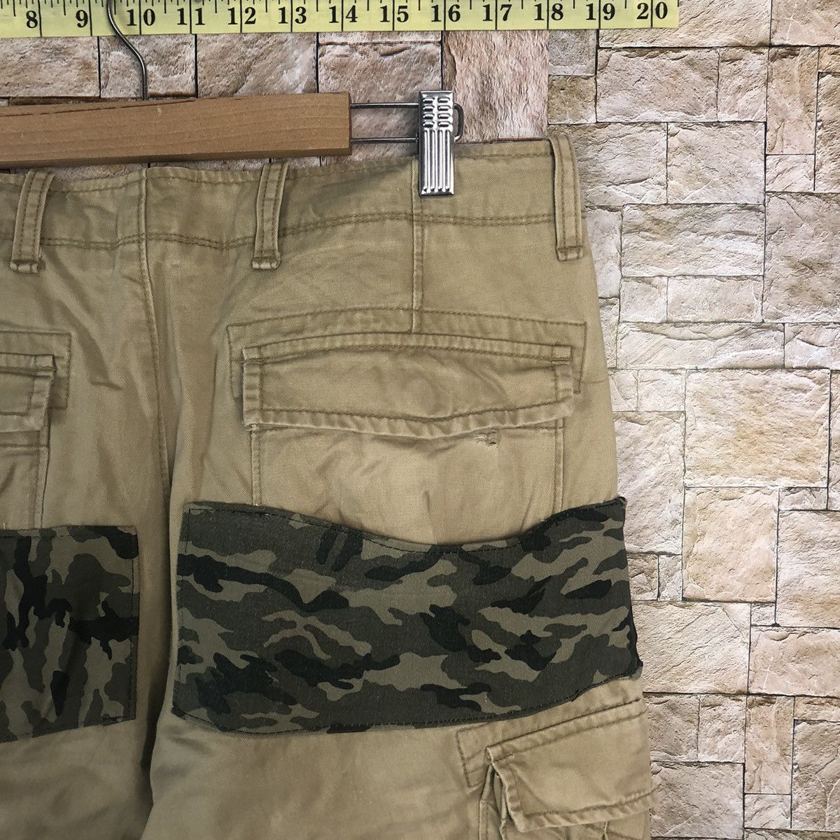 Vintage Gap rework Custom utility patchwork Cargo Pants #A363 Size US 32 / EU 48 - 20 Thumbnail