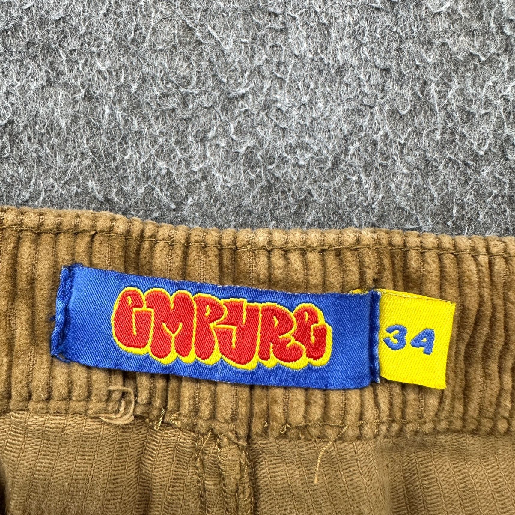 Empyre VINTAGE Empyre Pants Men 34x30 38x30 Brown Cargo Corduroy Cotton Baggy Skater Pockets Relaxed Straight 90s Mens Brown Cotton Corduroy Pants Size US 34 / EU 50 - 4 Thumbnail
