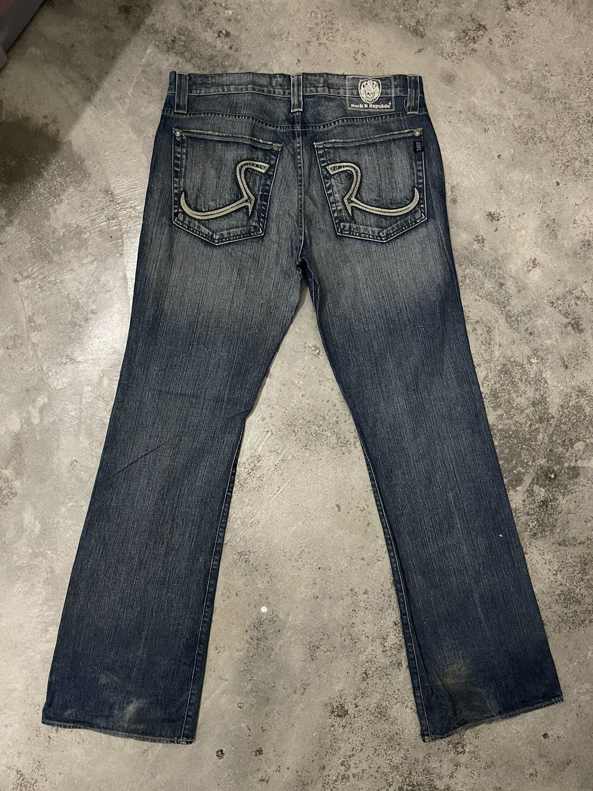 Vintage Vintage Rock & Republic Flared Denim Selvedge | Grailed