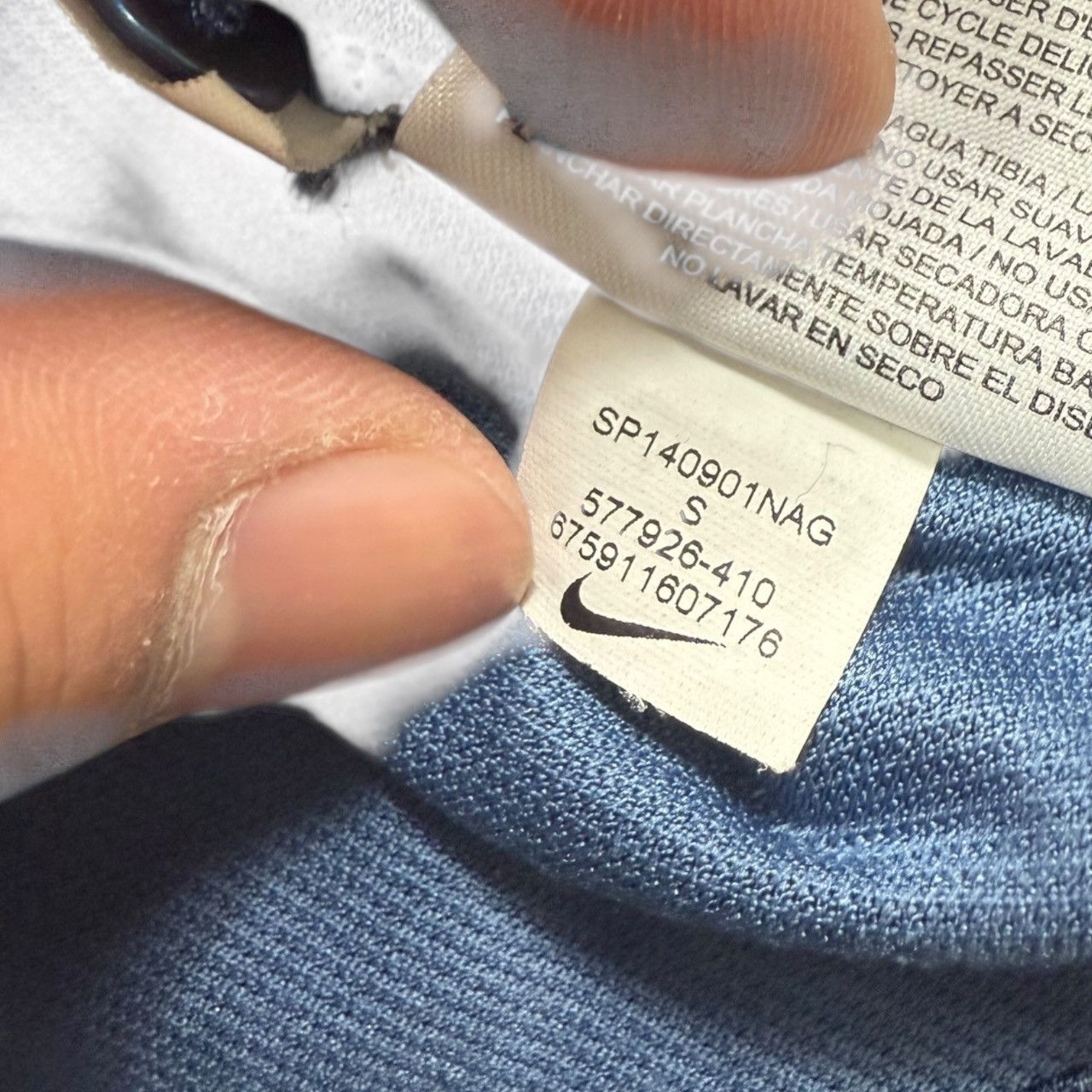 Nike France Nike National Team Blue Jersey 2014 World Cup S Size US S / EU 44-46 / 1 - 5 Thumbnail